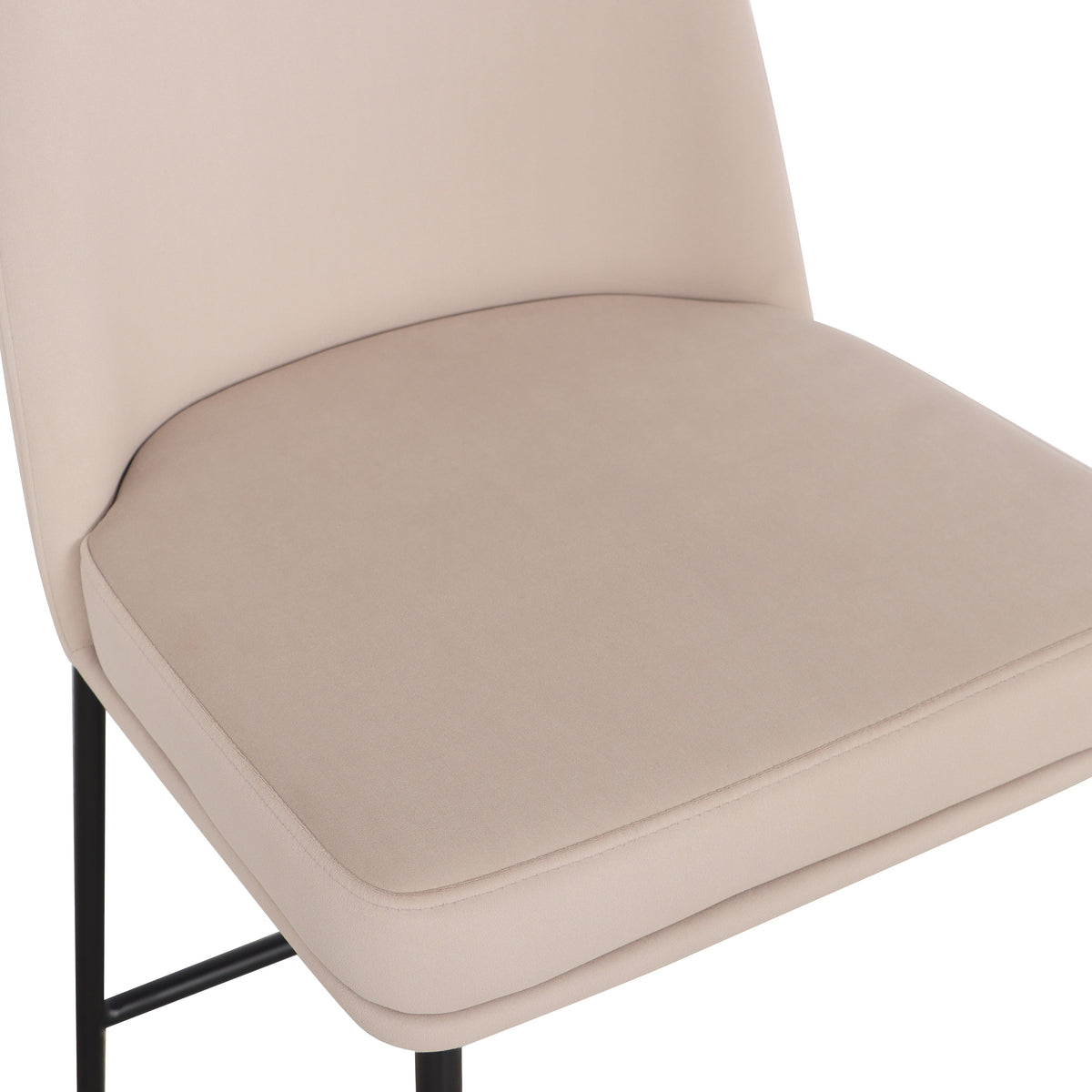TOV Furniture Sydney Taupe Performance Velvet Counter Stool Set of 2