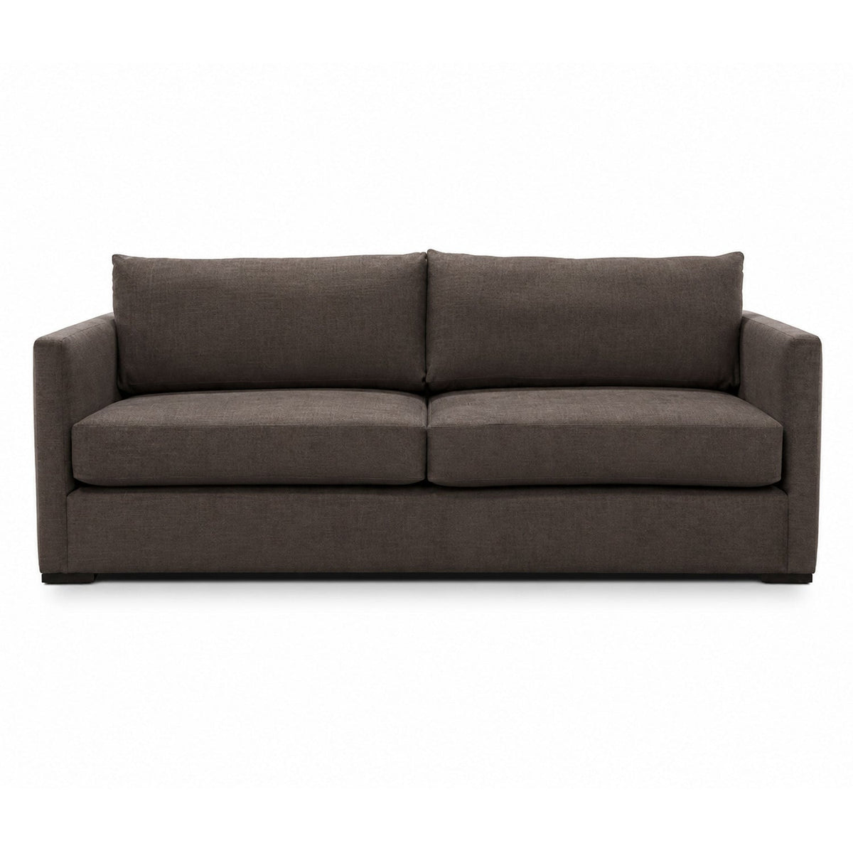 TOV Furniture Portsmouth 85" Sofa in brown textured chenille, primary product view
