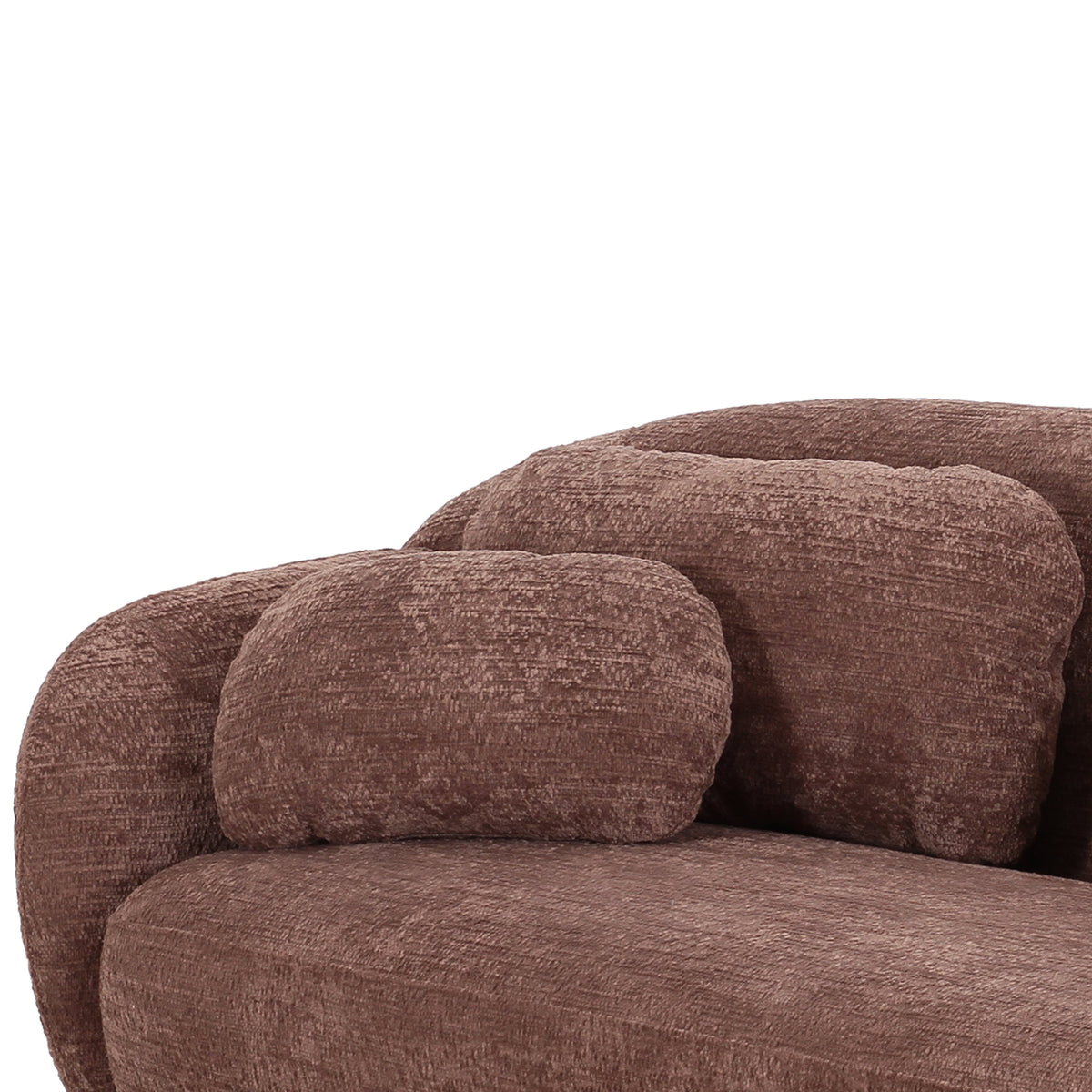 TOV Furniture Misty Chocolate Brown 90in Sofa
