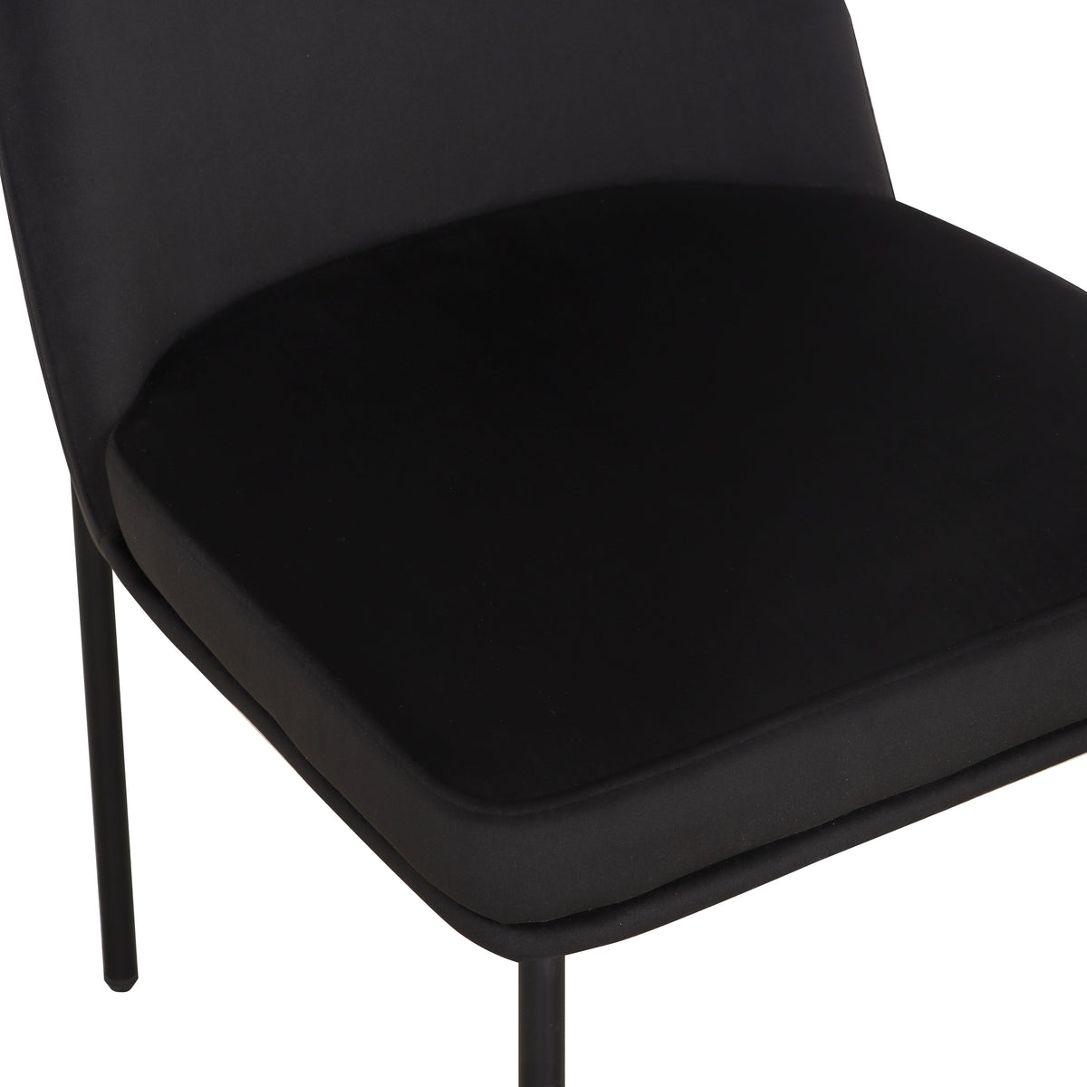 TOV Furniture Sydney Black Performance Velvet Dining Chair Set of 2