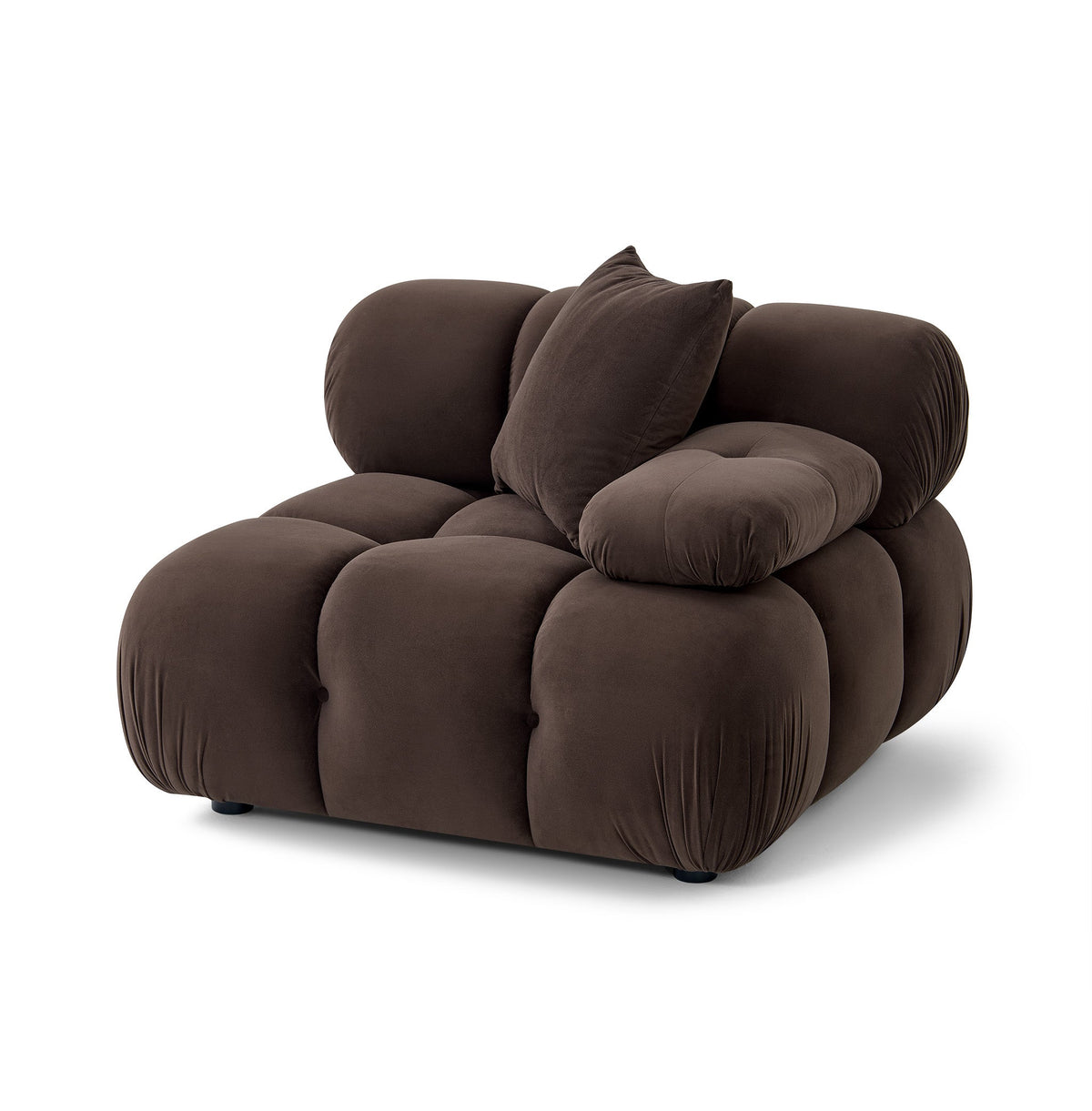 TOV Furniture Calliope Dark Brown Performance Modular Corner Chair