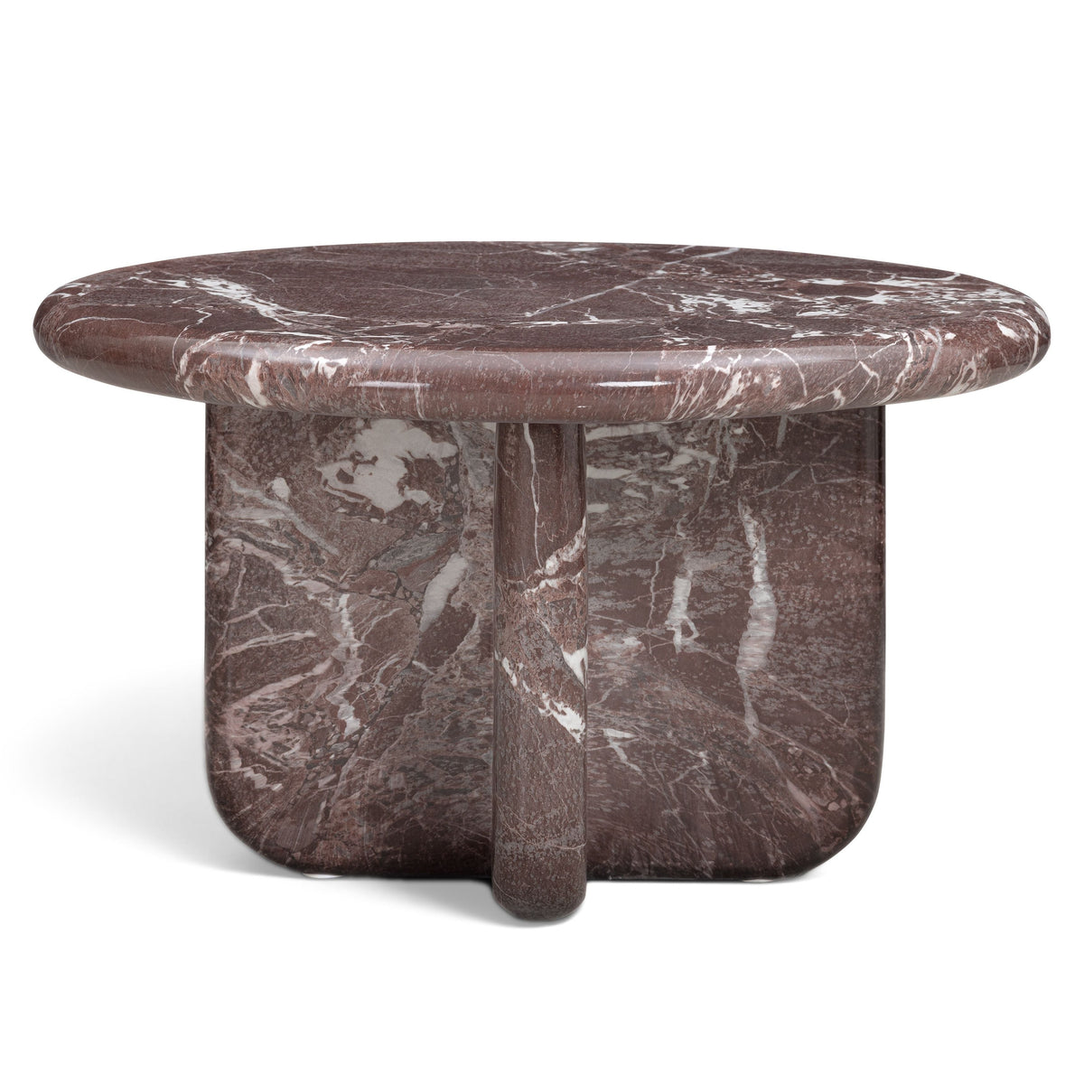 TOV Furniture Juju Faux Marble Round Indoor/Outdoor Coffee Table
