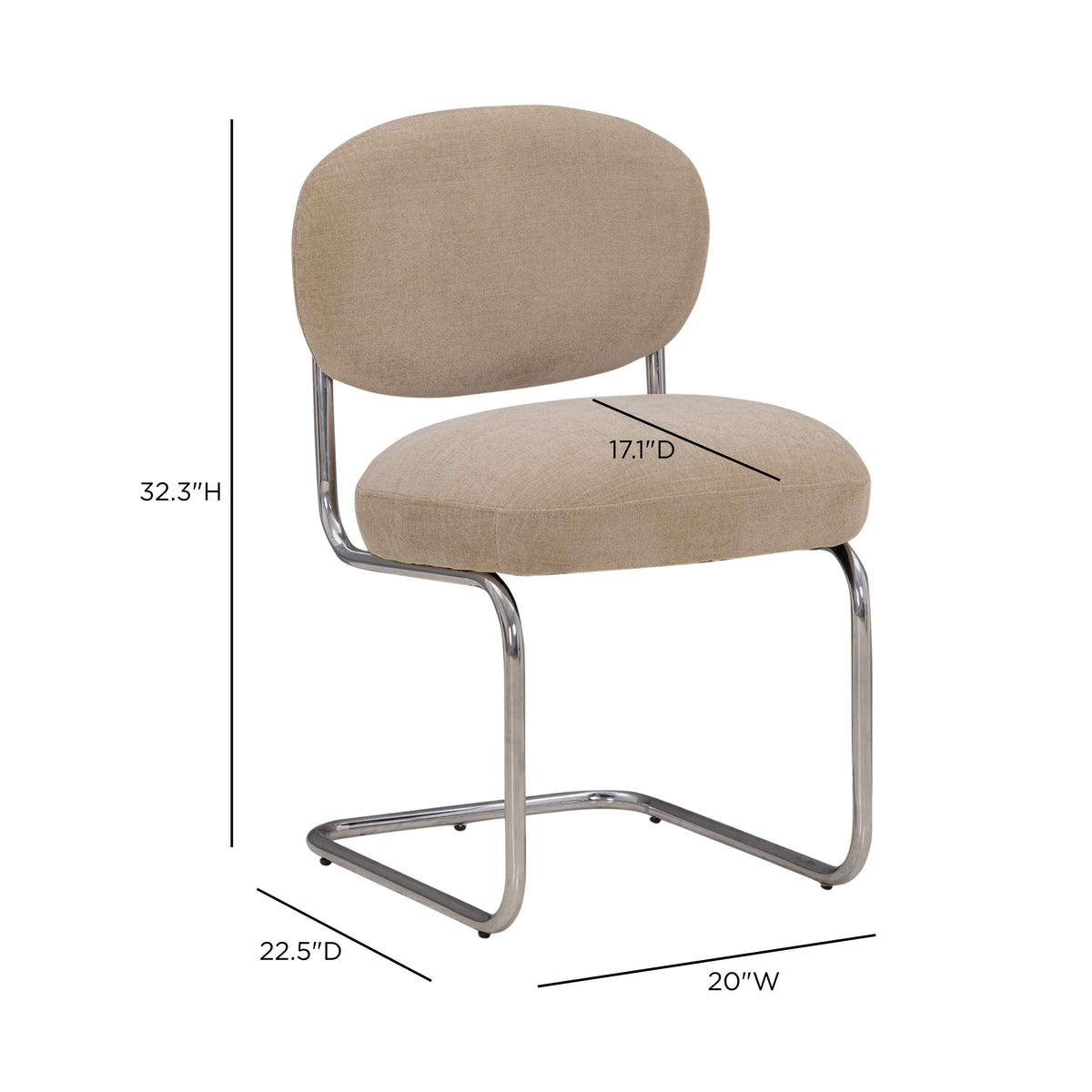 TOV Furniture Becky Stone Performance Chenille Chair