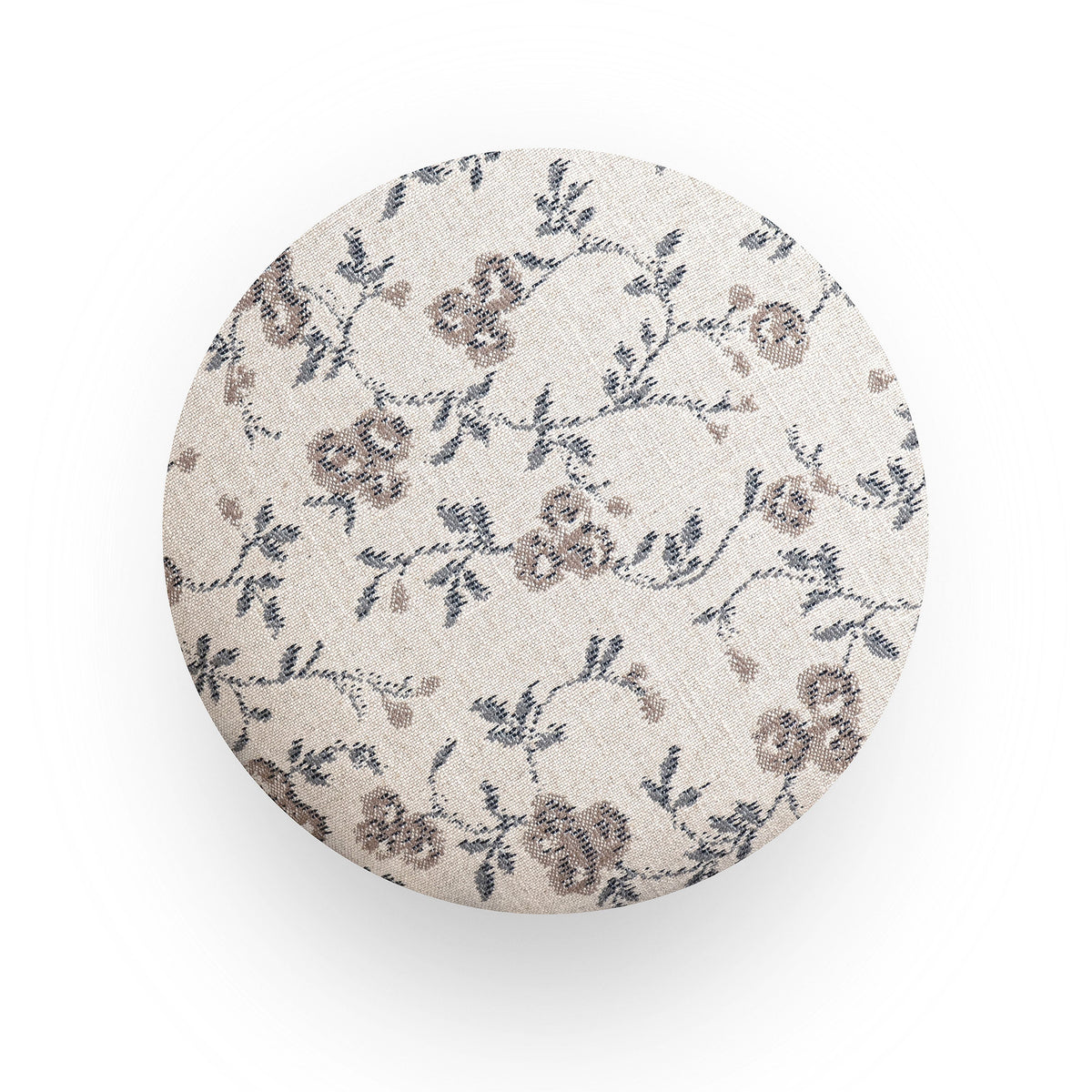 TOV Furniture Jaine Beige Floral Ottoman