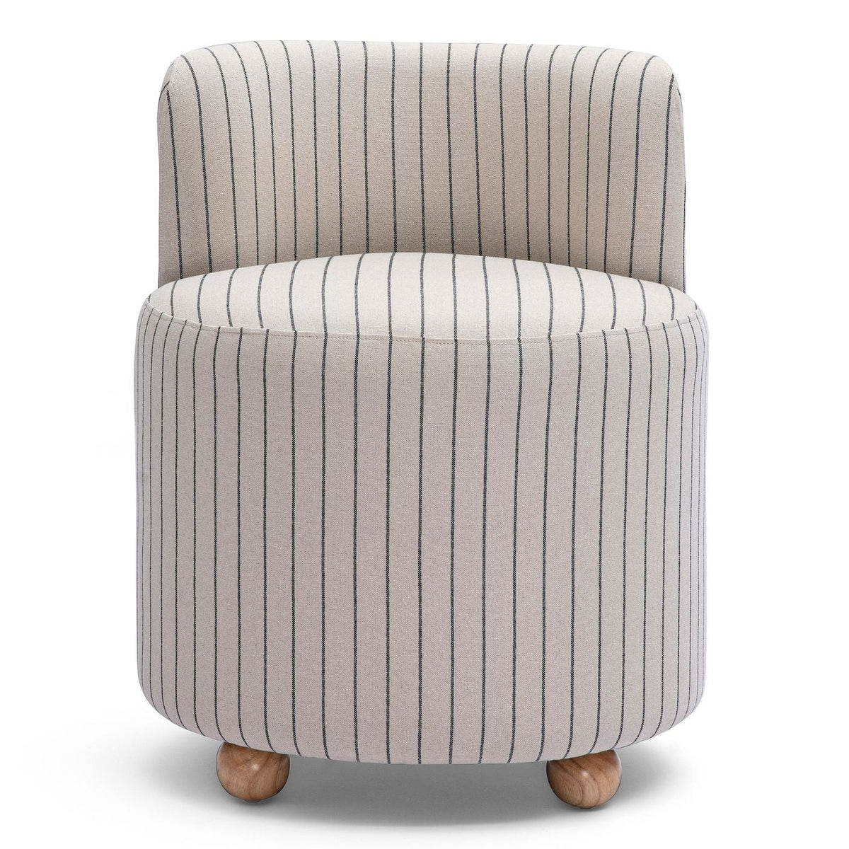 TOV Furniture Hakuna Black Stripe Desk Chair