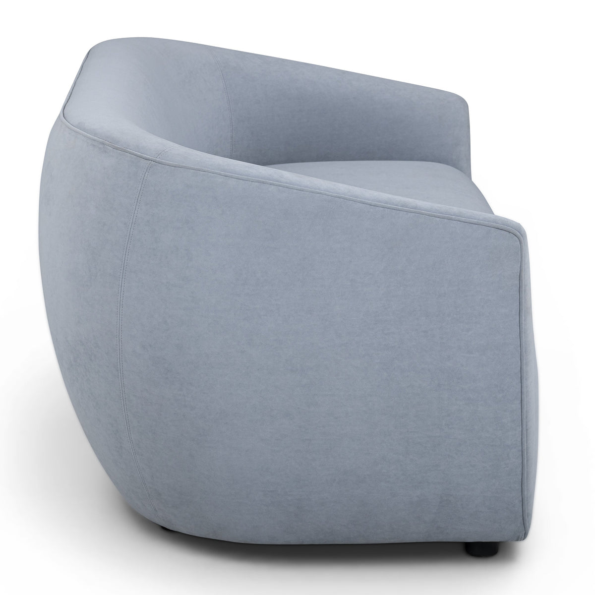 TOV Furniture Jordan Blue Textured Performance Velvet Loveseat