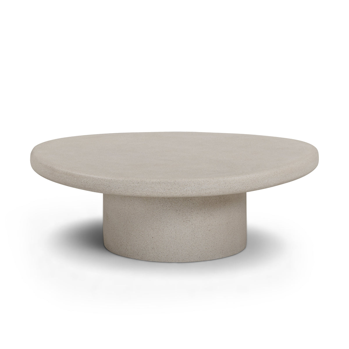 TOV Furniture Jade Cream Concrete Indoor/Outdoor Nesting Coffee Table Set