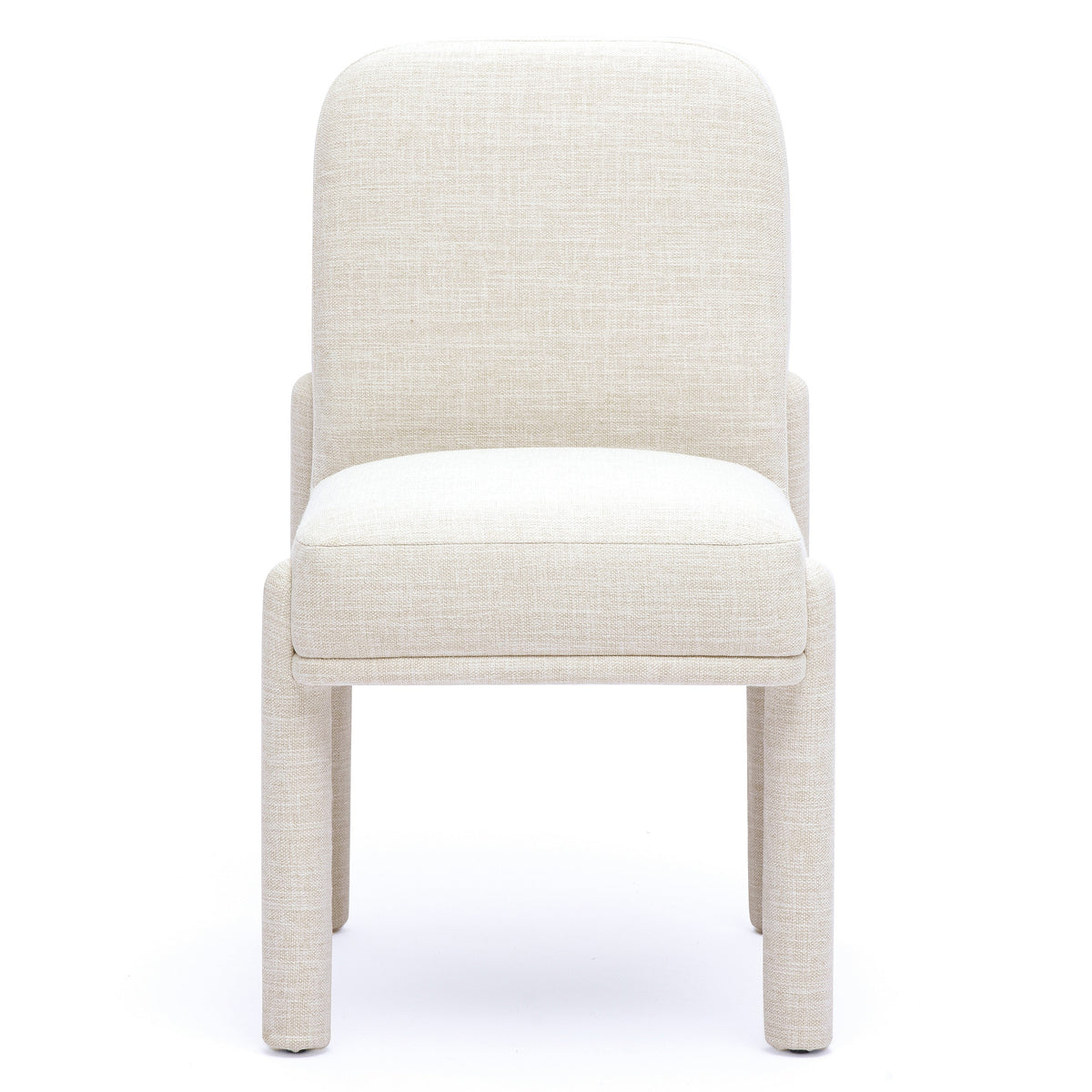 TOV Furniture Martina Performance Dining Chair in cream textured weave, primary product view