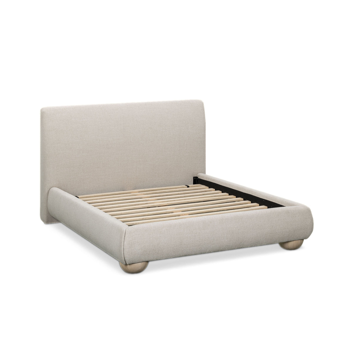 TOV Furniture Rayne Cream Textured Bed