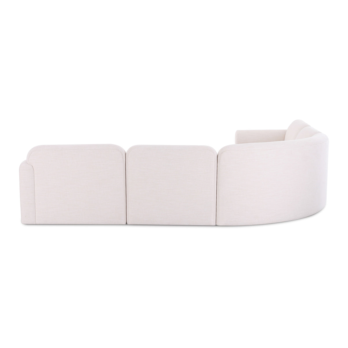 TOV Furniture Gorge Cream 5-Piece Modular Corner Sectional Sofa