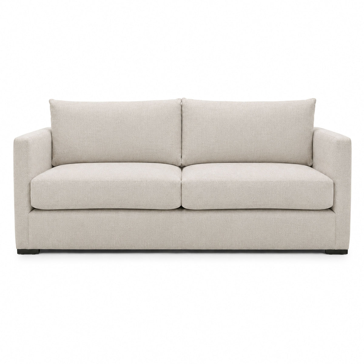 TOV Furniture Portsmouth 85" Sofa in beige linen-blend upholstery, primary product view
