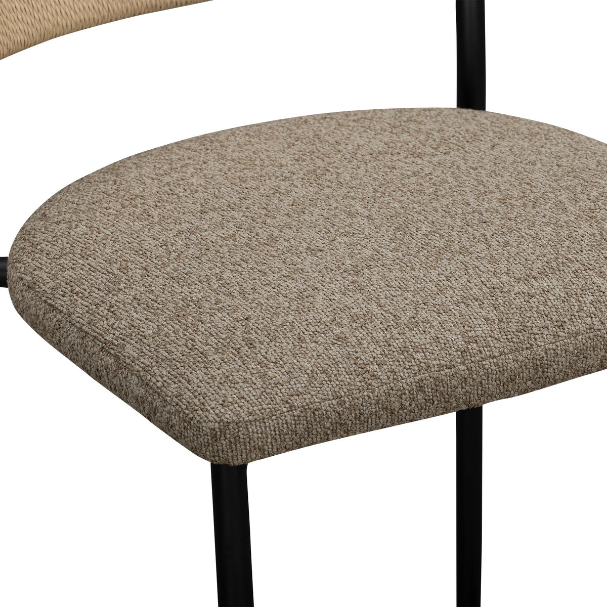 TOV Furniture Celine Brown Boucle Bar Stool