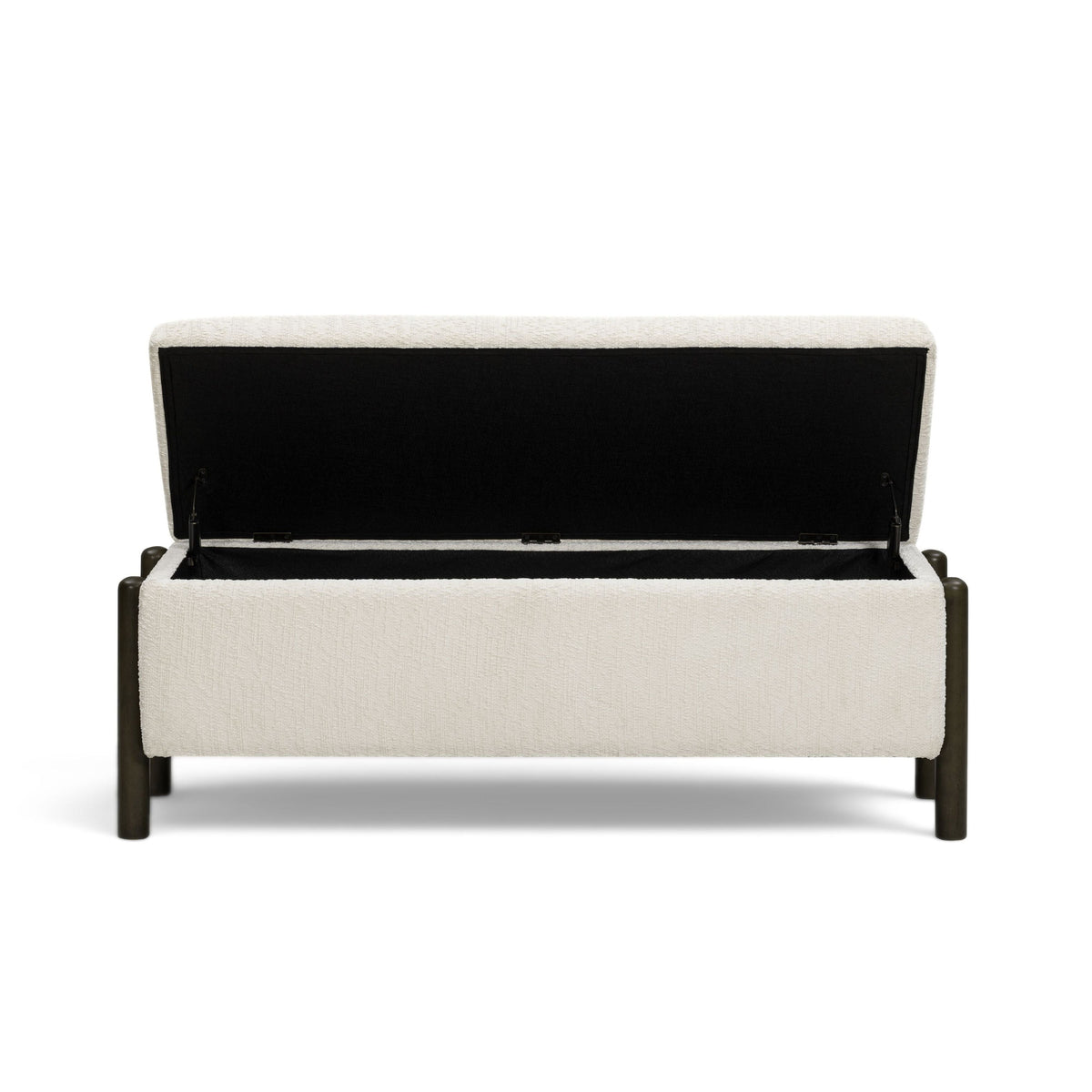 TOV Furniture Abby Nubby Cream Storage Bench