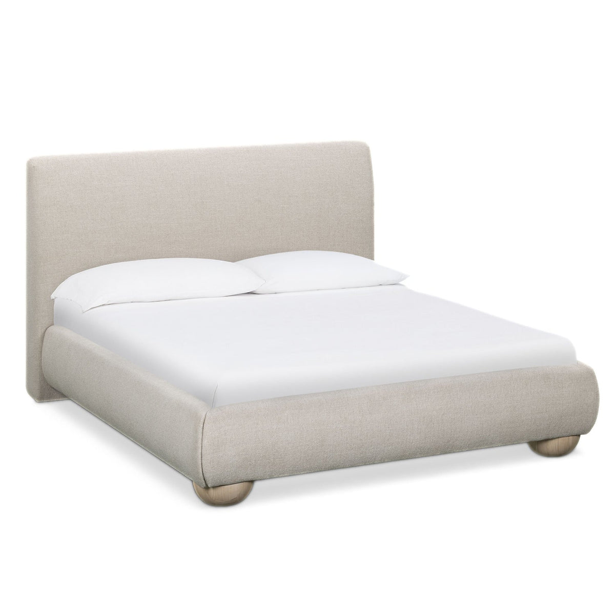 TOV Furniture Rayne Cream Textured Bed