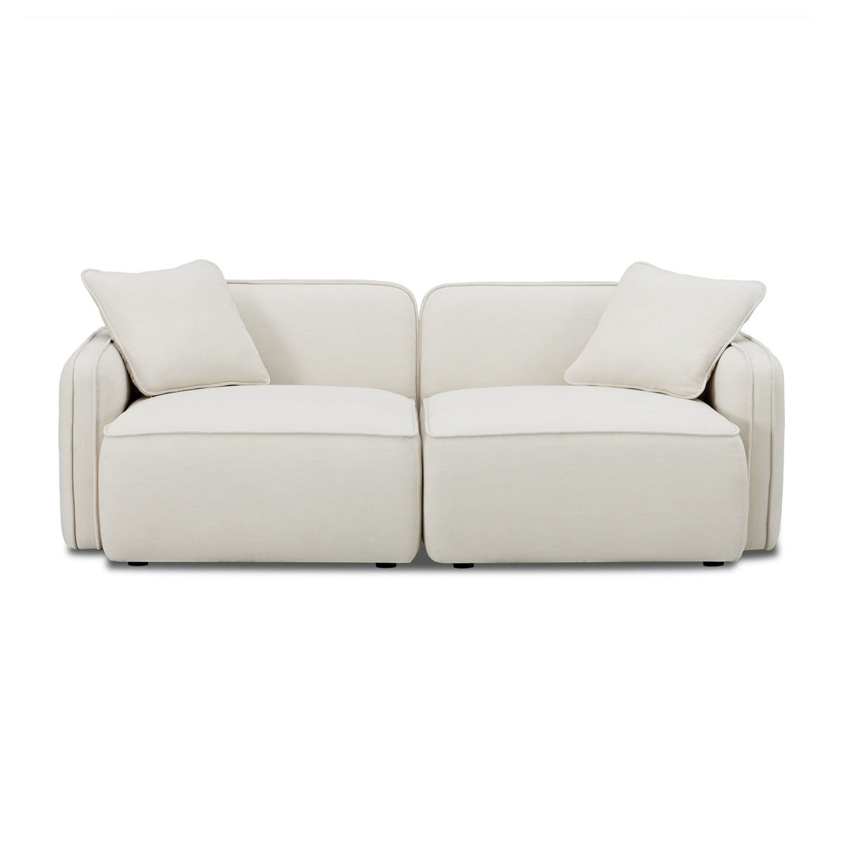 TOV Furniture Travie Sand Modular Loveseat