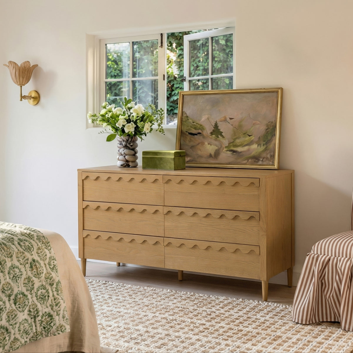 TOV Furniture Oodle Natural 6-Drawer Dresser