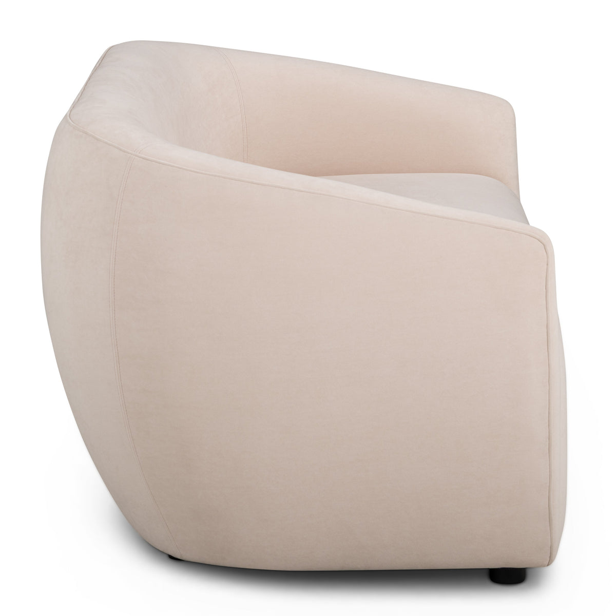 TOV Furniture Jordan Blush Textured Performance Velvet Loveseat