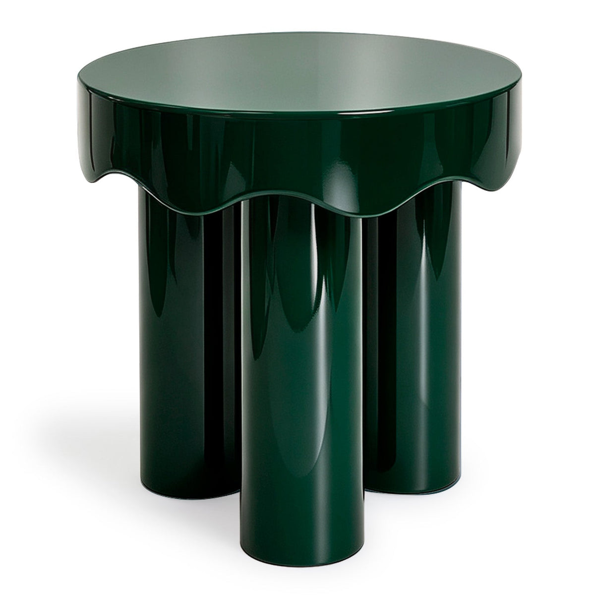 TOV Furniture Casper Green High Gloss Nesting Side Table Set