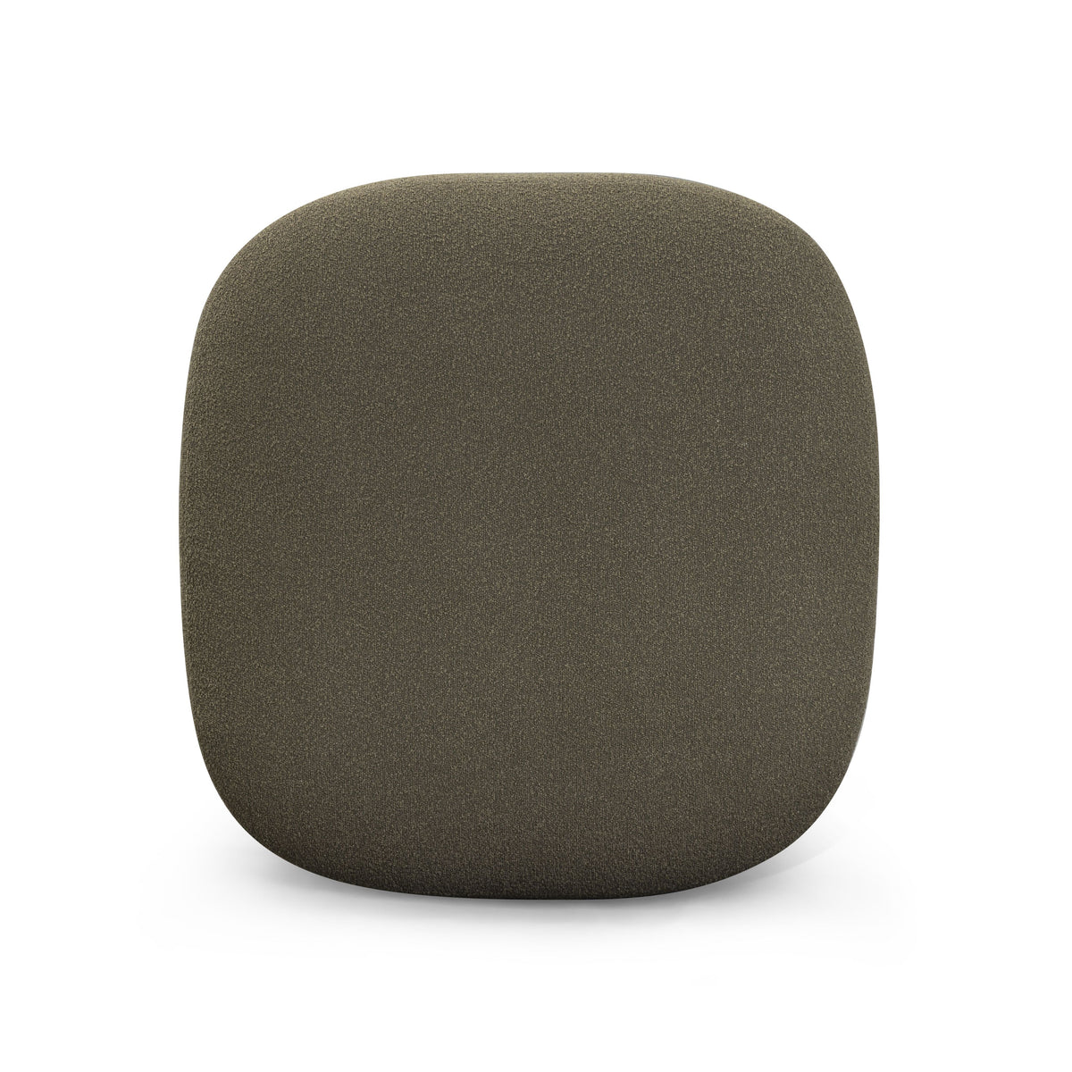 TOV Furniture Domina Kale Green Boucle Ottoman