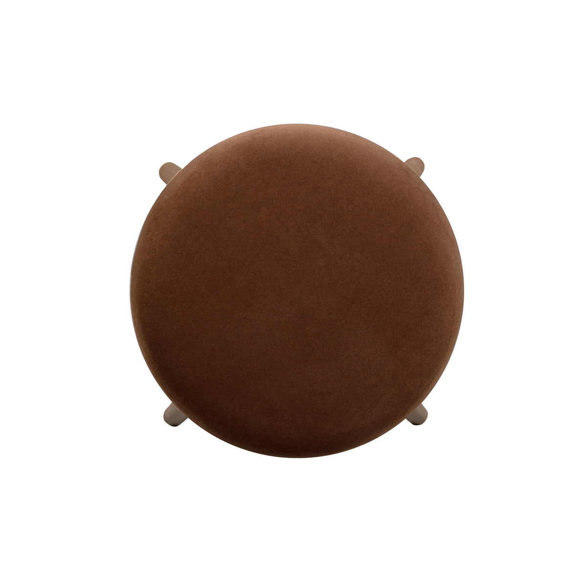 TOV Furniture Oodle Bronze Performance Vegan Mohair Bar Stool