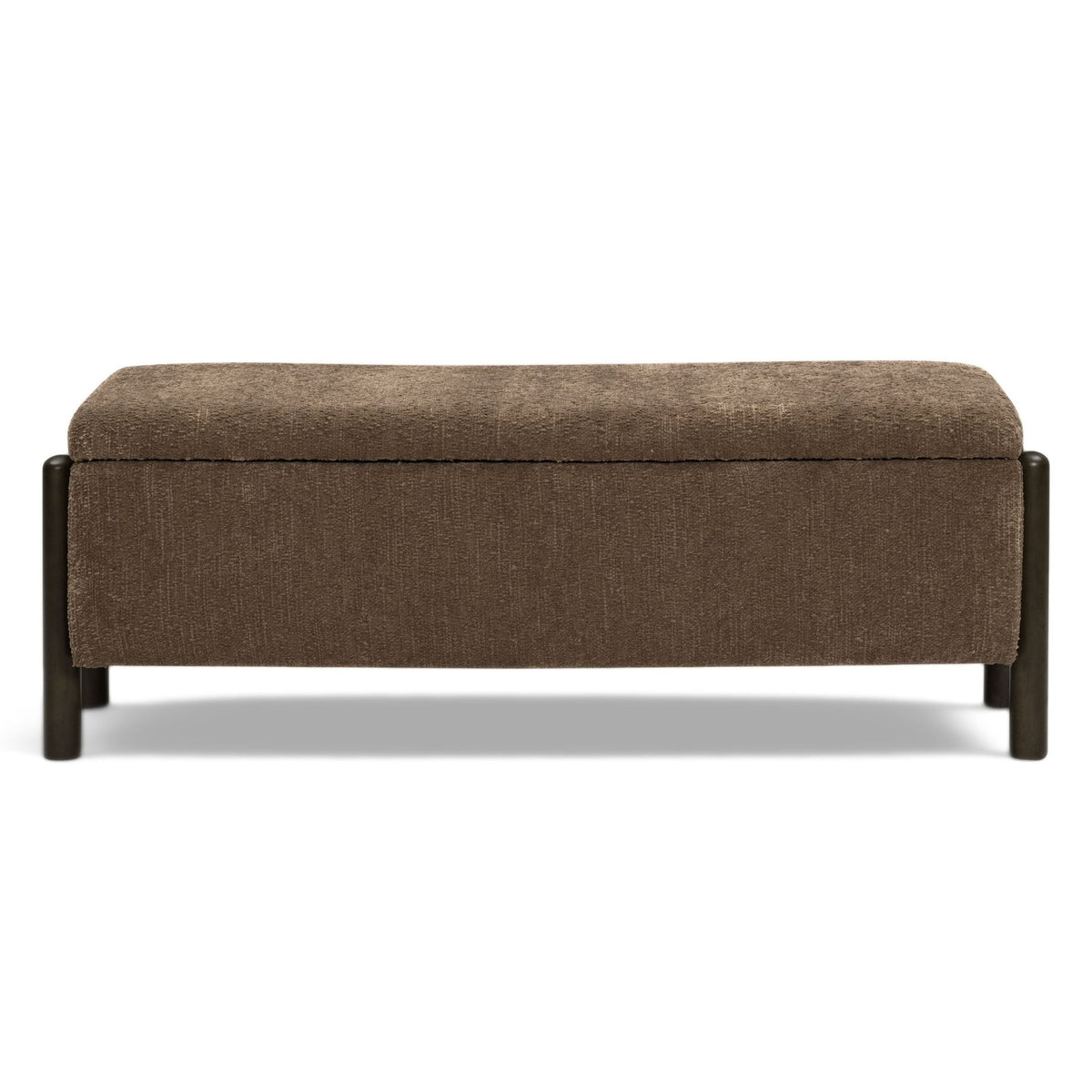 TOV Furniture Abby Nubby Brown Storage Bench