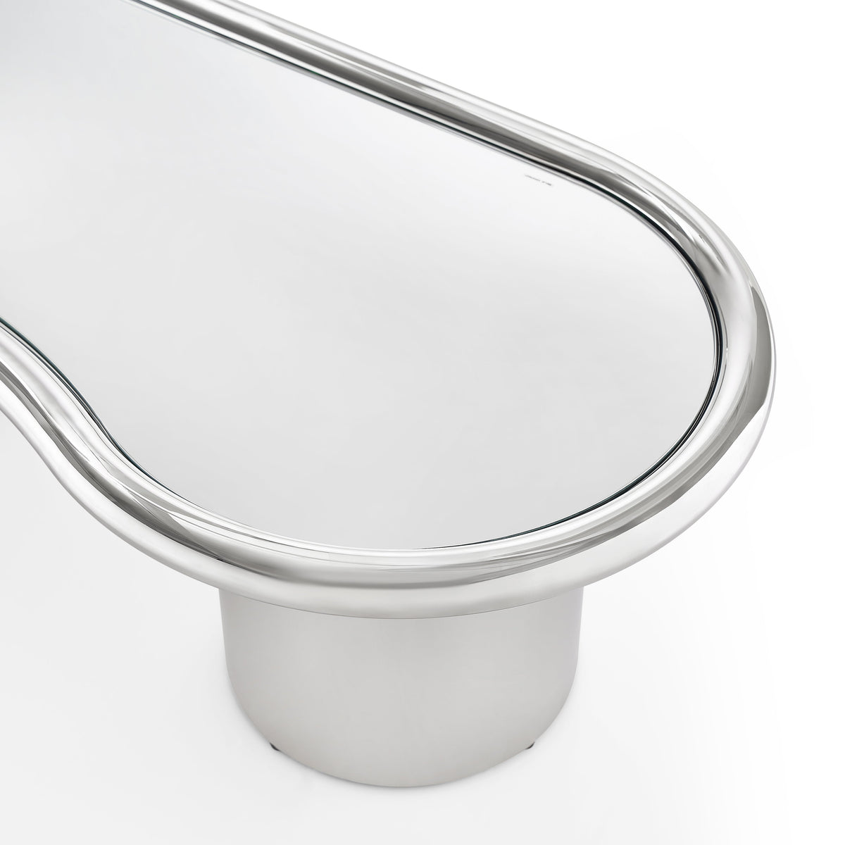 TOV Furniture Sorya Chrome Coffee Table