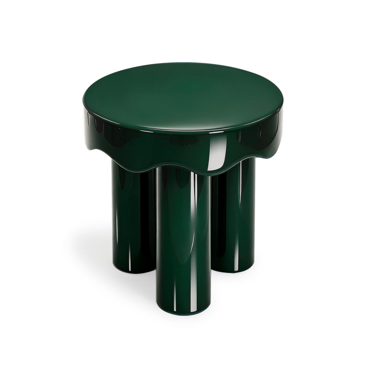 TOV Furniture Casper Green High Gloss Nesting Side Table Set
