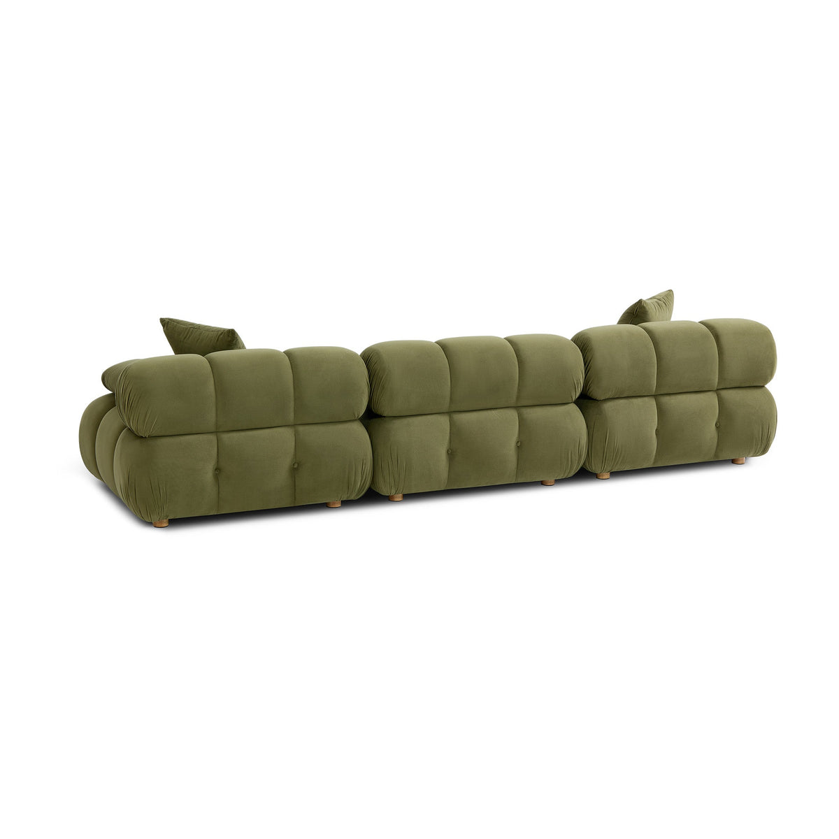 TOV Furniture Calliope Olive Green 118in Modular Sofa
