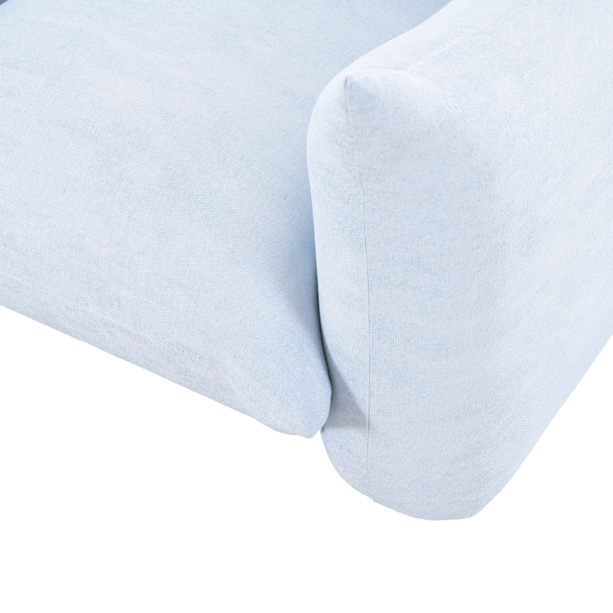 TOV Furniture Saint Tropez Light Blue Stuffed Indoor/Outdoor Armchair