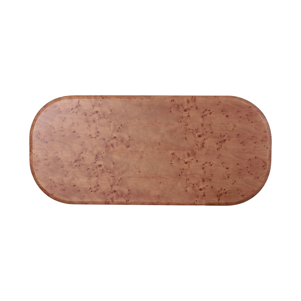 TOV Furniture Gladyss Burl 87in Oval Dining Table