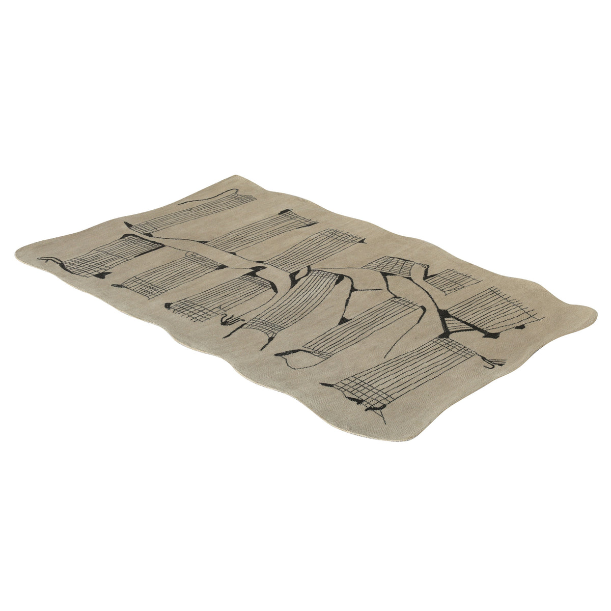 TOV Furniture Mezzo Natural Hand Tufted Wool Area Rug