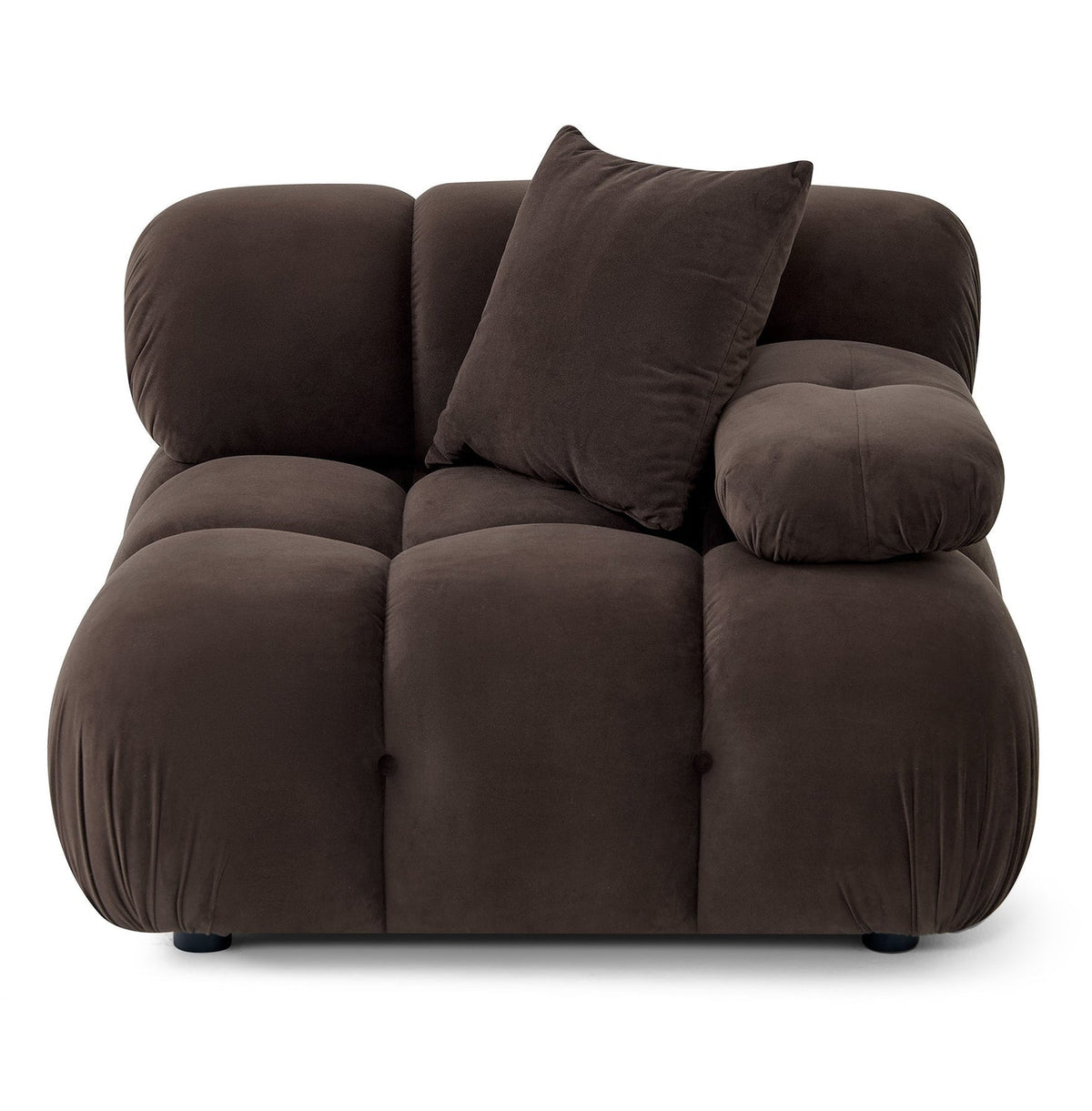 TOV Furniture Calliope Dark Brown Performance Modular Corner Chair
