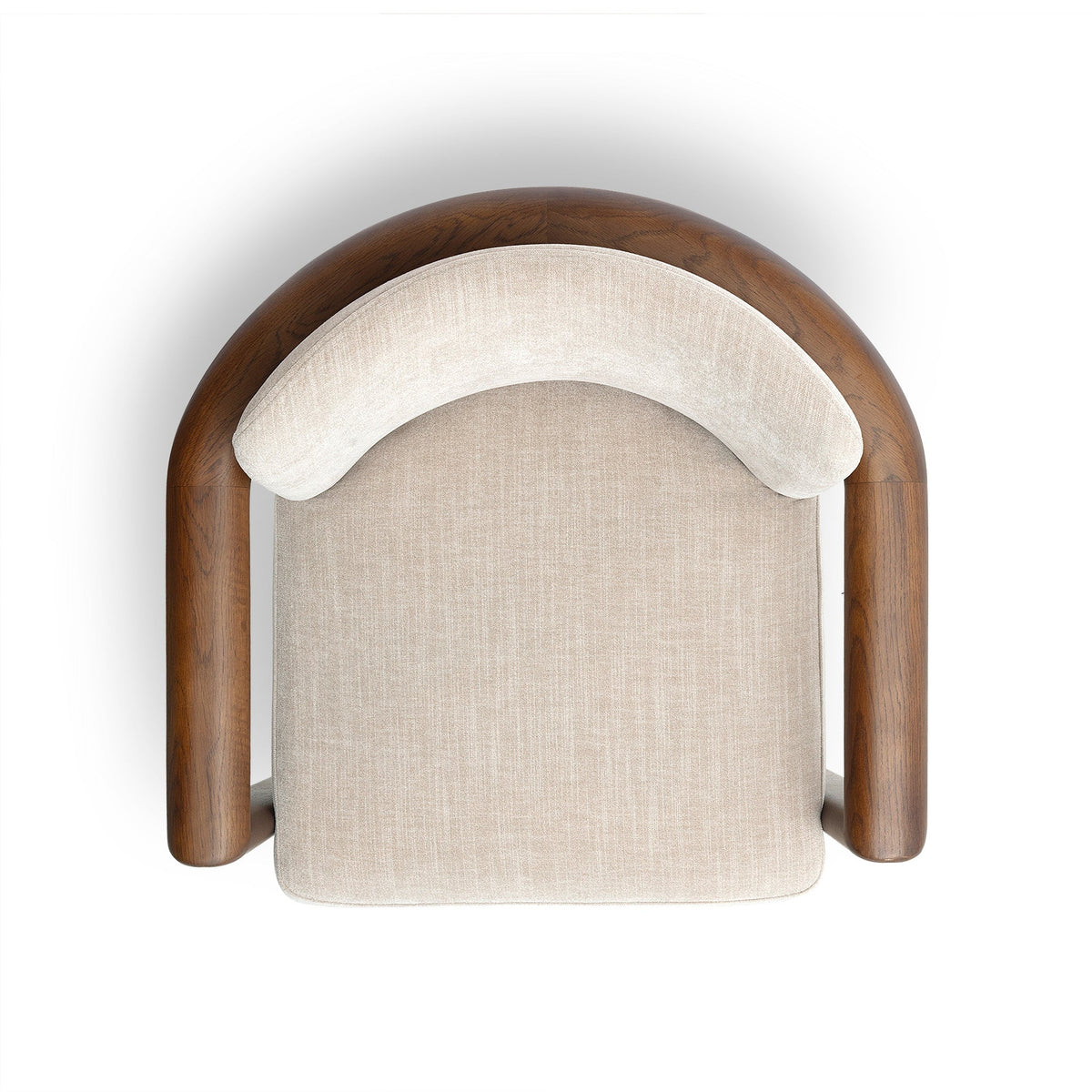 TOV Furniture Irma Taupe Textured Performance Velvet Dining Chair