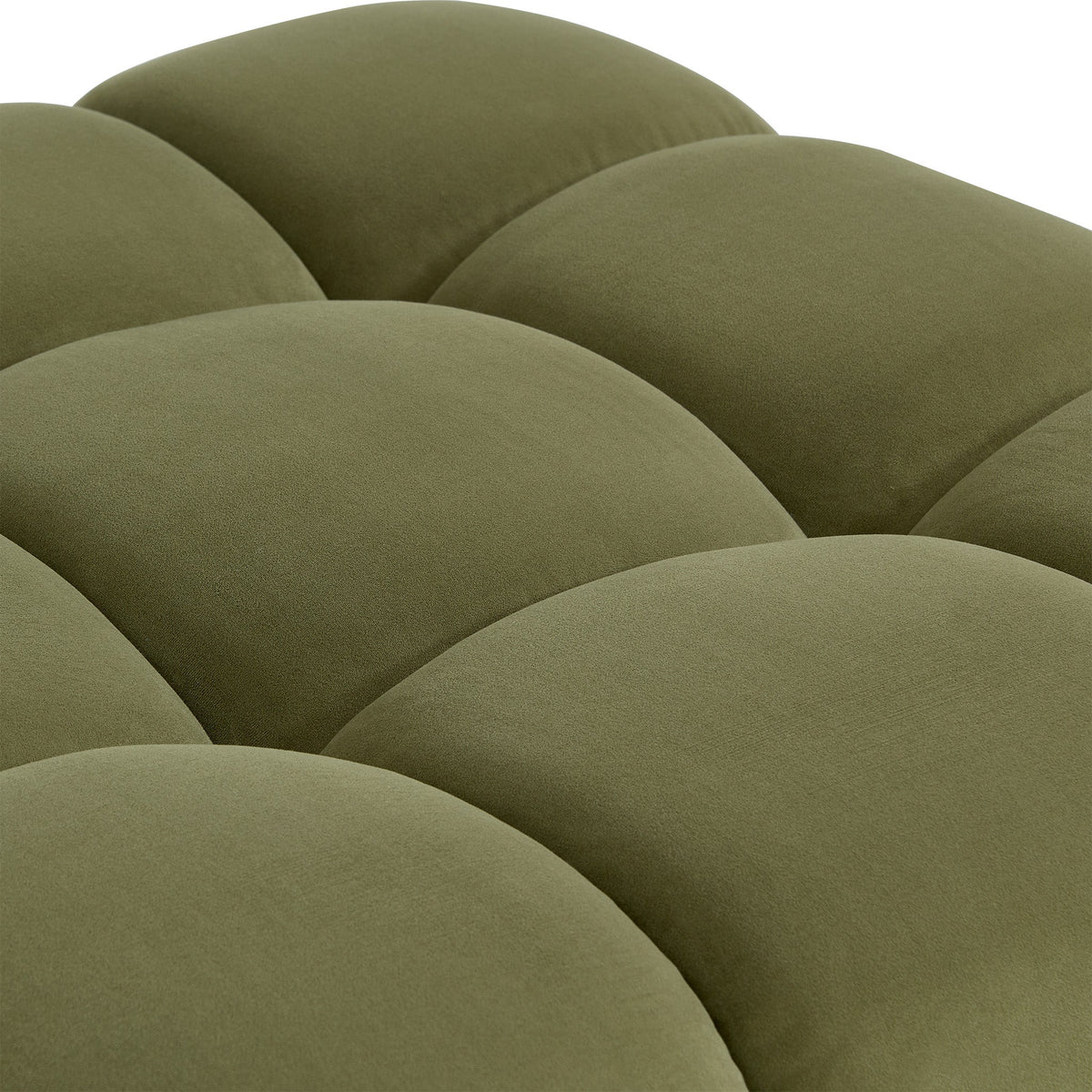 TOV Furniture Calliope Olive Green Performance Modular Ottoman