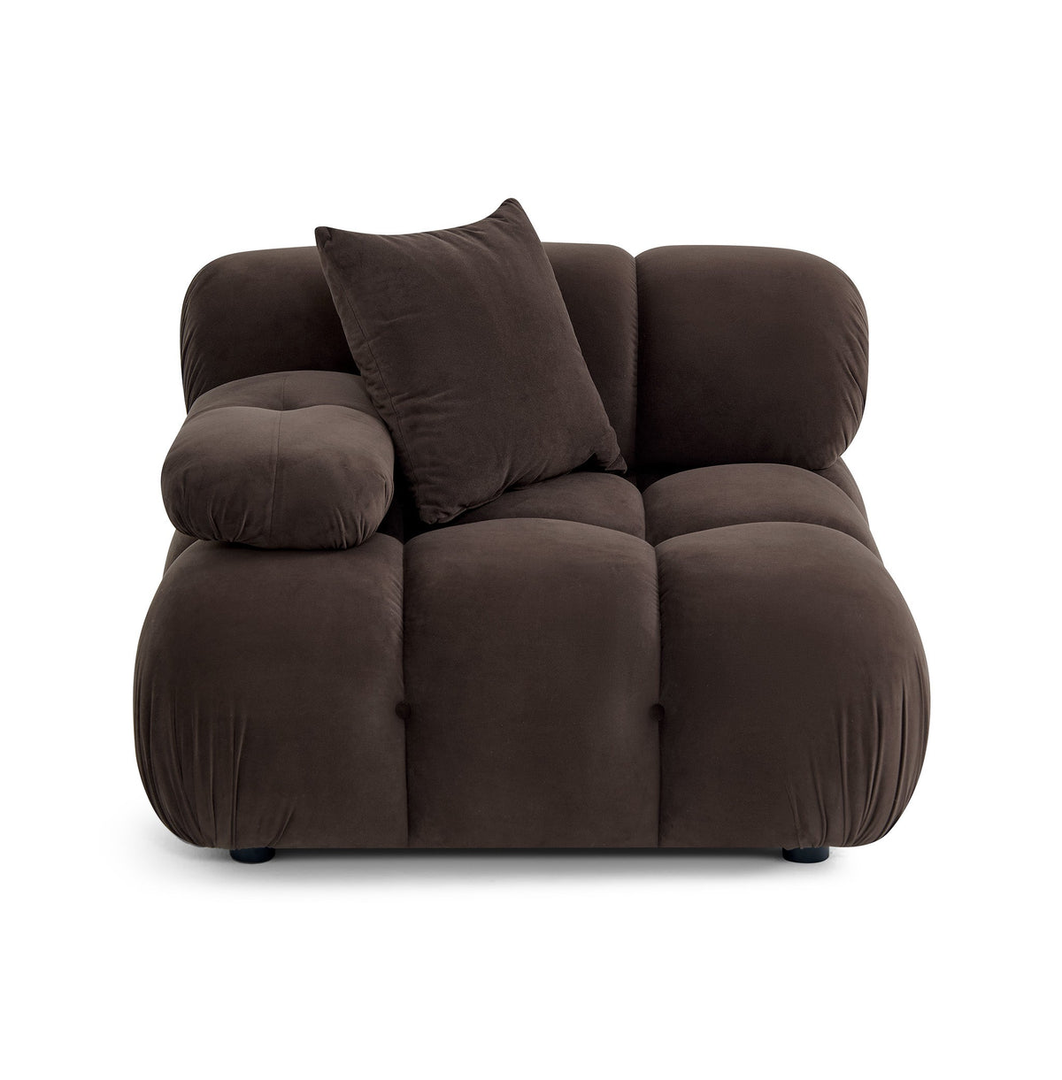 TOV Furniture Calliope Dark Brown Performance Modular Corner Chair