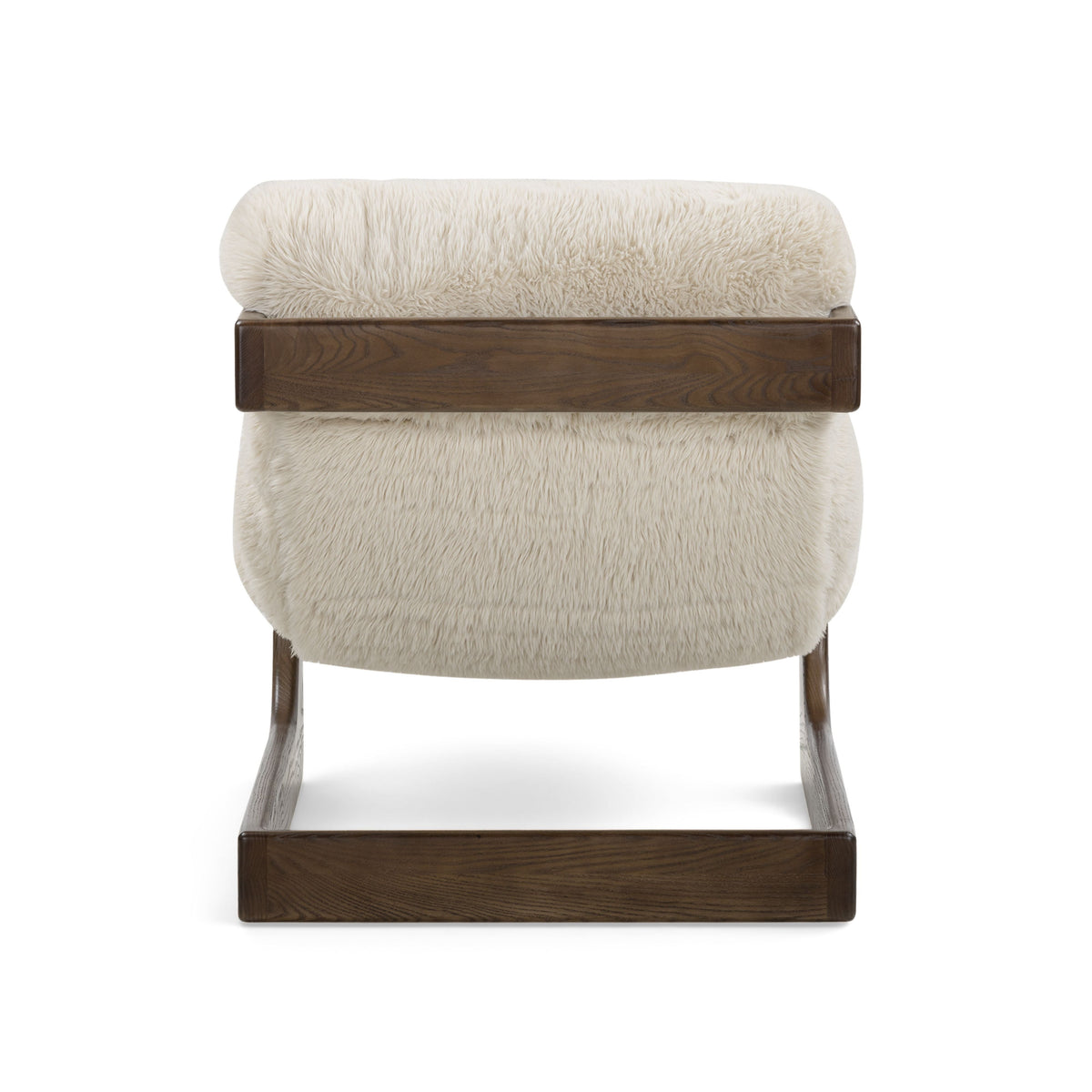 TOV Furniture Palma Natural Faux Shearling Accent Chair