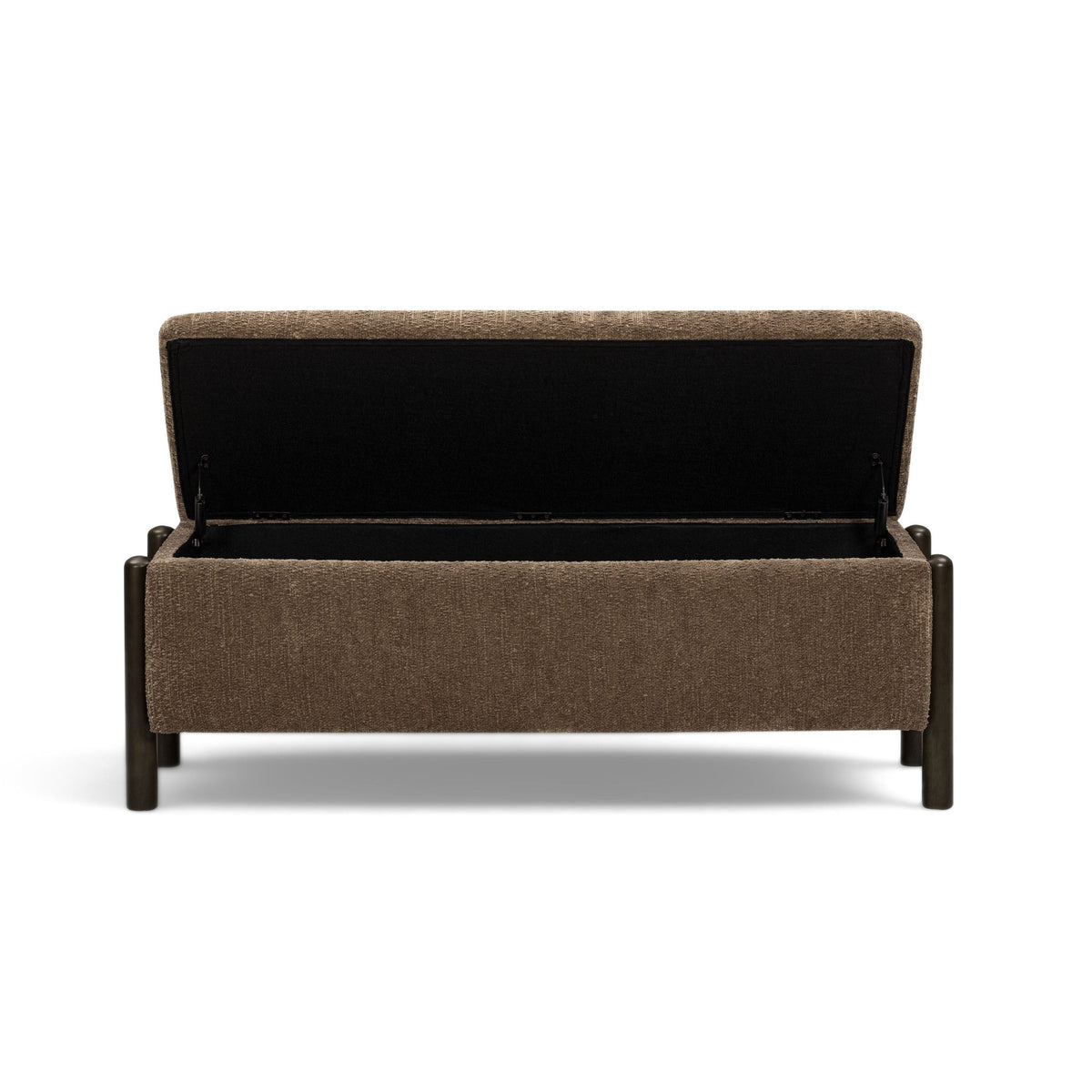 TOV Furniture Abby Nubby Brown Storage Bench