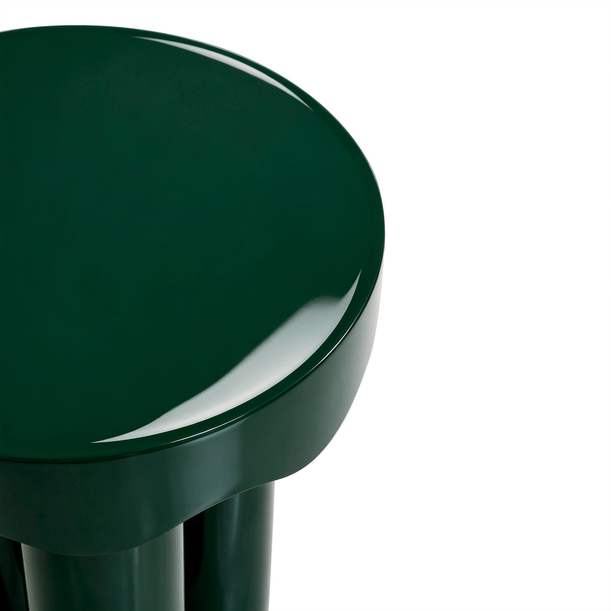 TOV Furniture Casper Green High Gloss Nesting Side Table Set