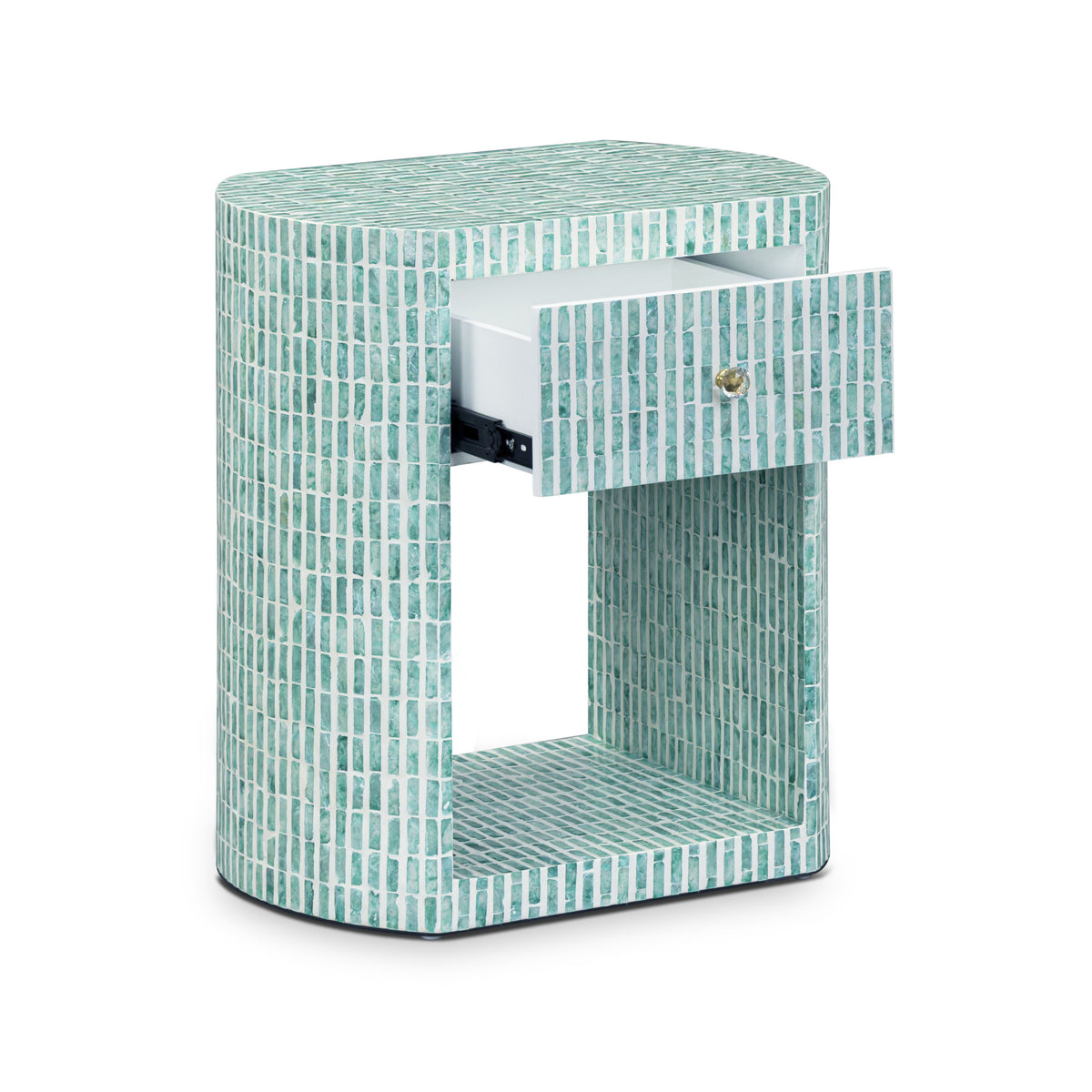 TOV Furniture Prim 20" Capiz Shell Nightstand