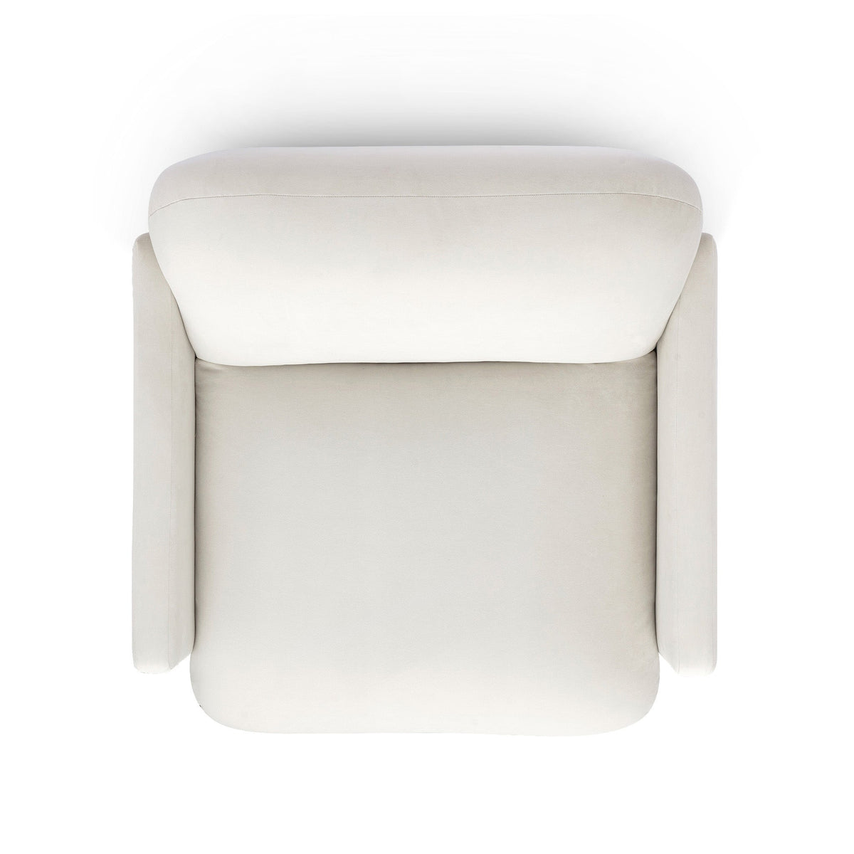 TOV Furniture Azalea Cream Performance Velvet Accent Chair