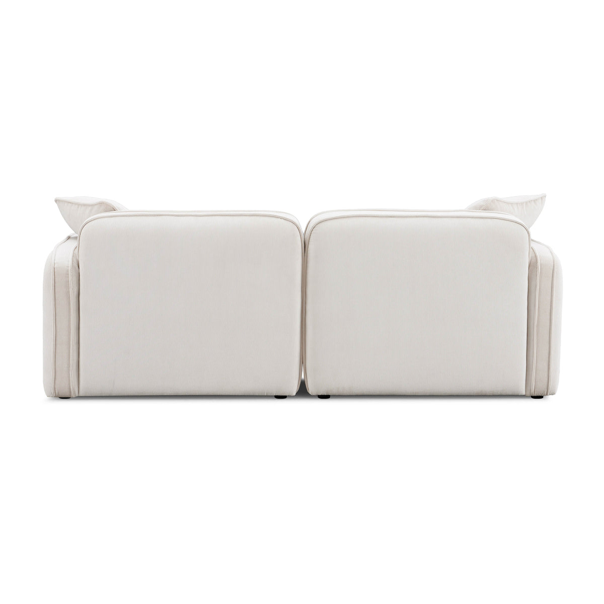 TOV Furniture Travie White Sand Modular Loveseat
