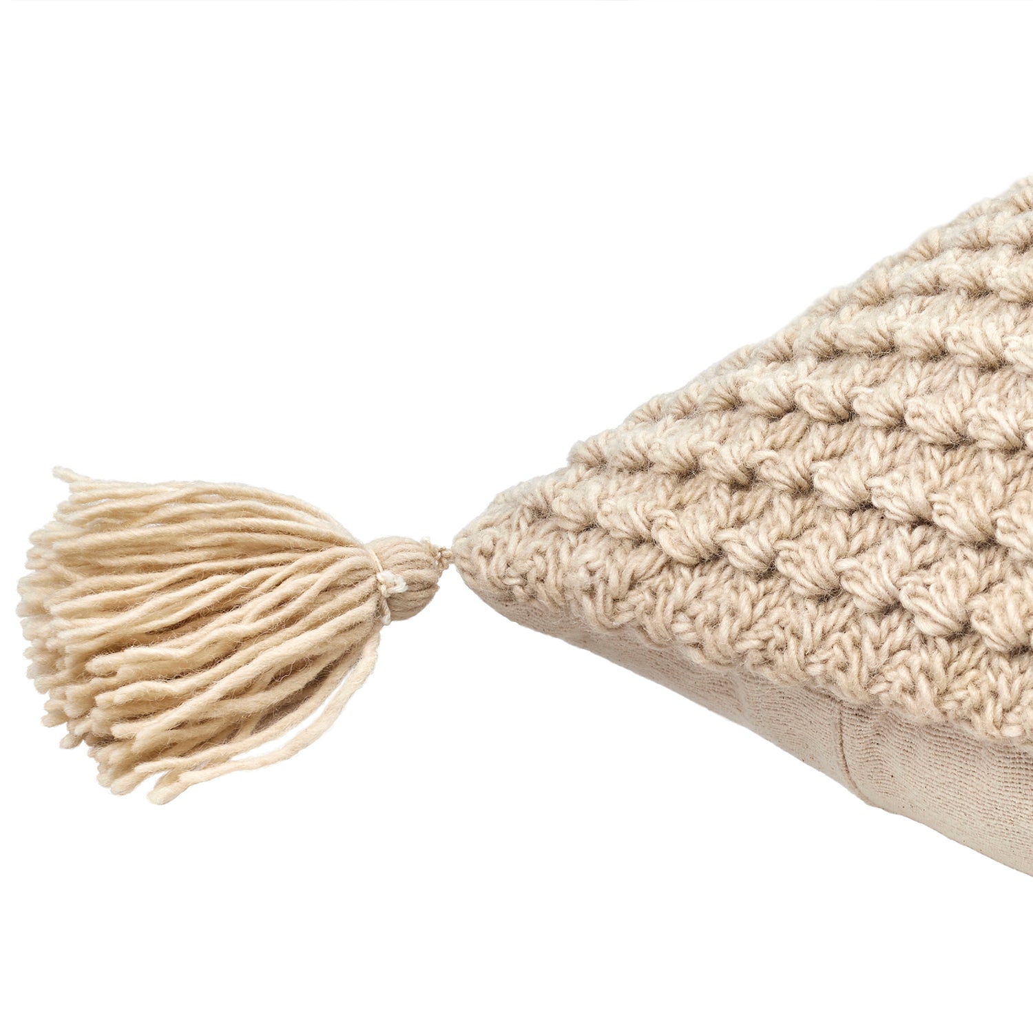 Makrome Zig Zag Throw Pillow