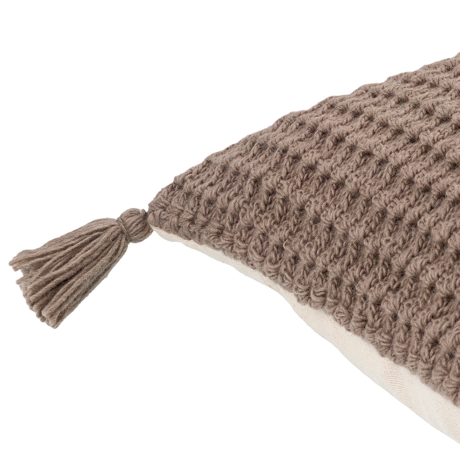 Makrome Zig Zag Throw Pillow