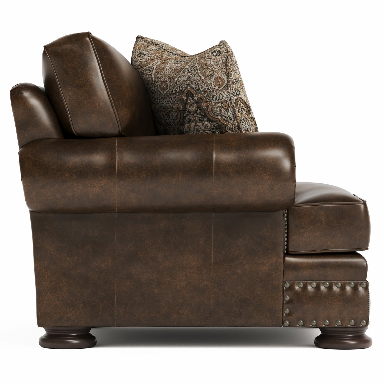 Bernhardt Living Foster Leather Chair