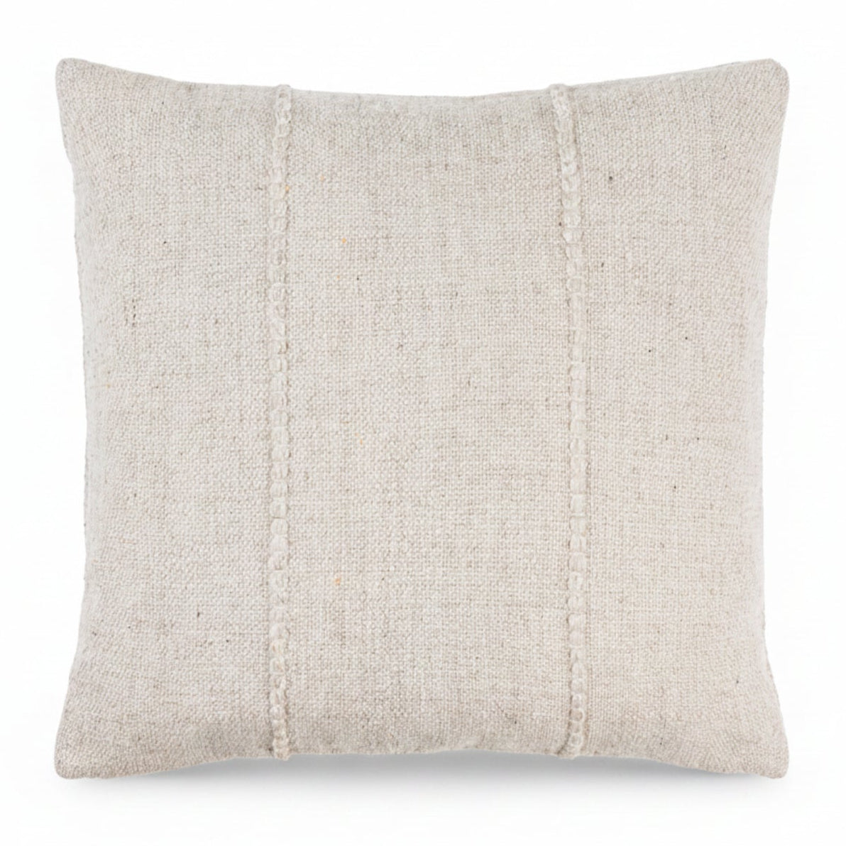 Mudcloth Ivory Indoor/Outdoor Throw Pillow