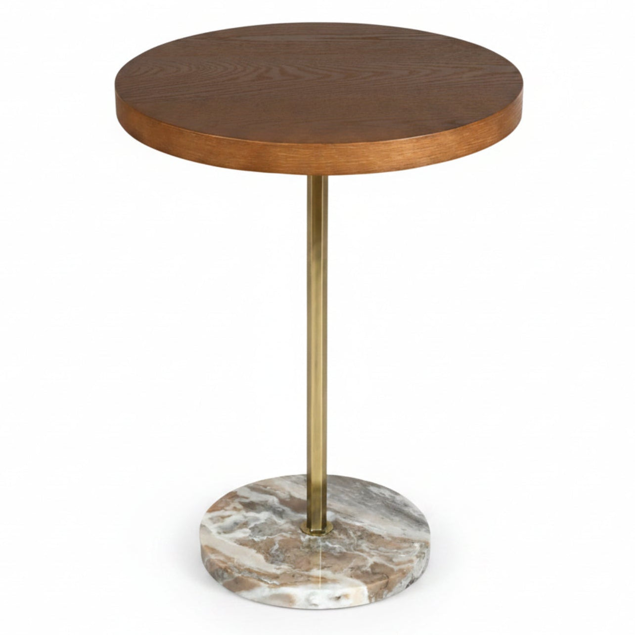 Nano Beige Marble Side Table