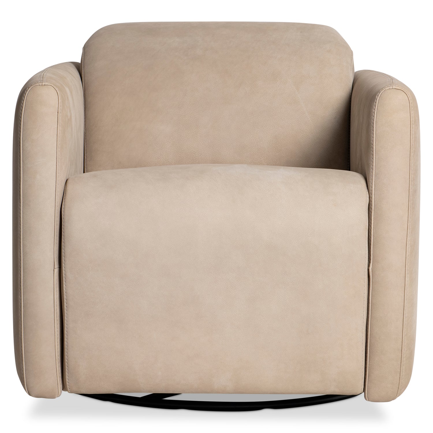 Bernhardt Livvy Leather Power Motion Swivel Chair