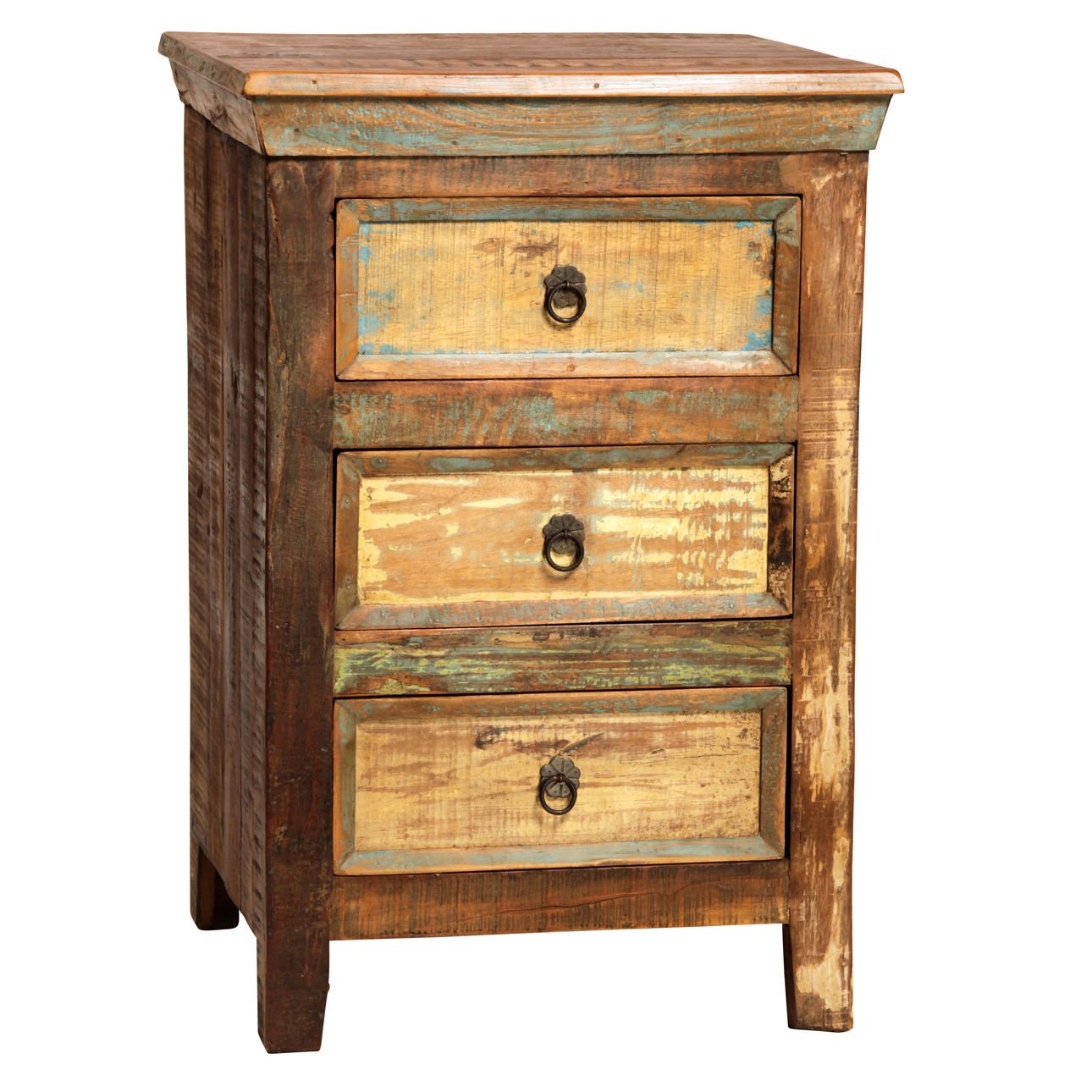 Nantucket 3 Drawer Nightstand Set of 2
