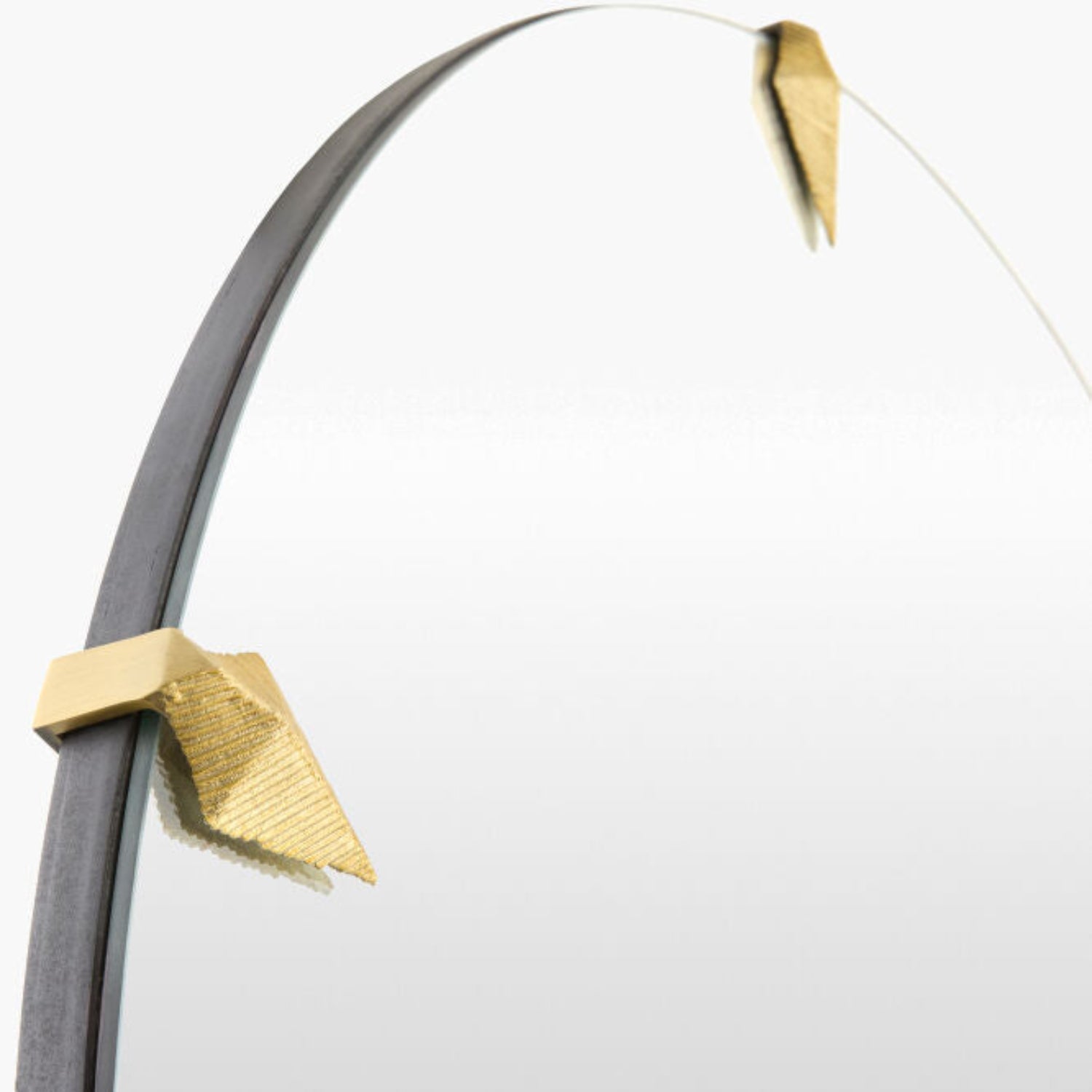 Nemi Gold Aluminum Accent Mirror