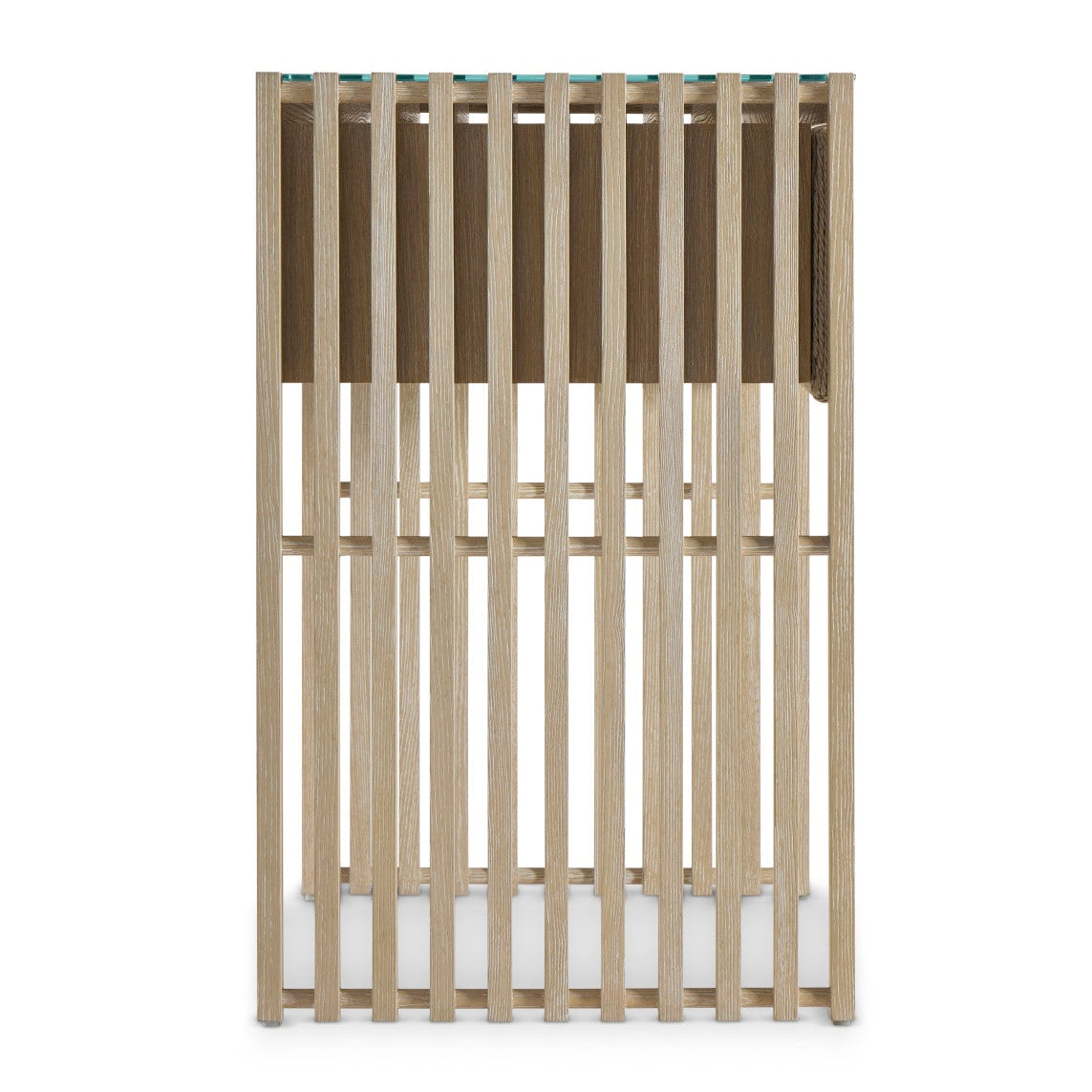 Bernhardt Asana Nightstand in Tan, detail view